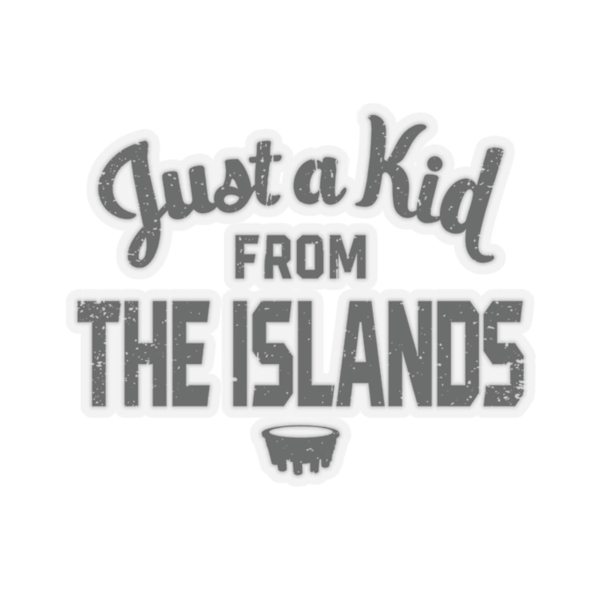 JUST A KID Kiss-Cut Stickers