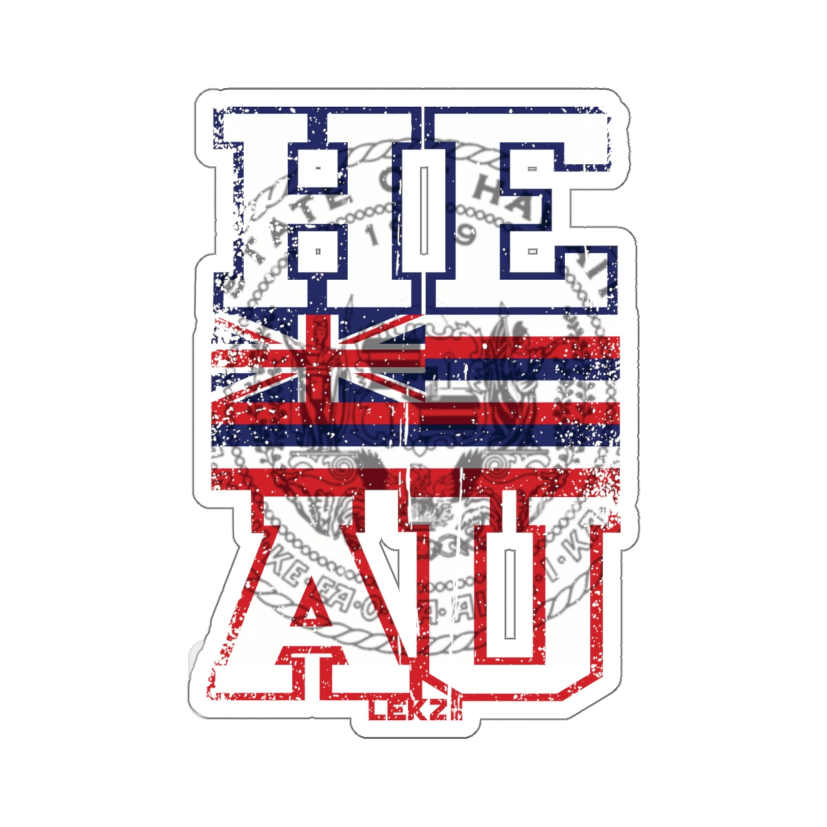 I AM HAWAII Kiss-Cut Stickers