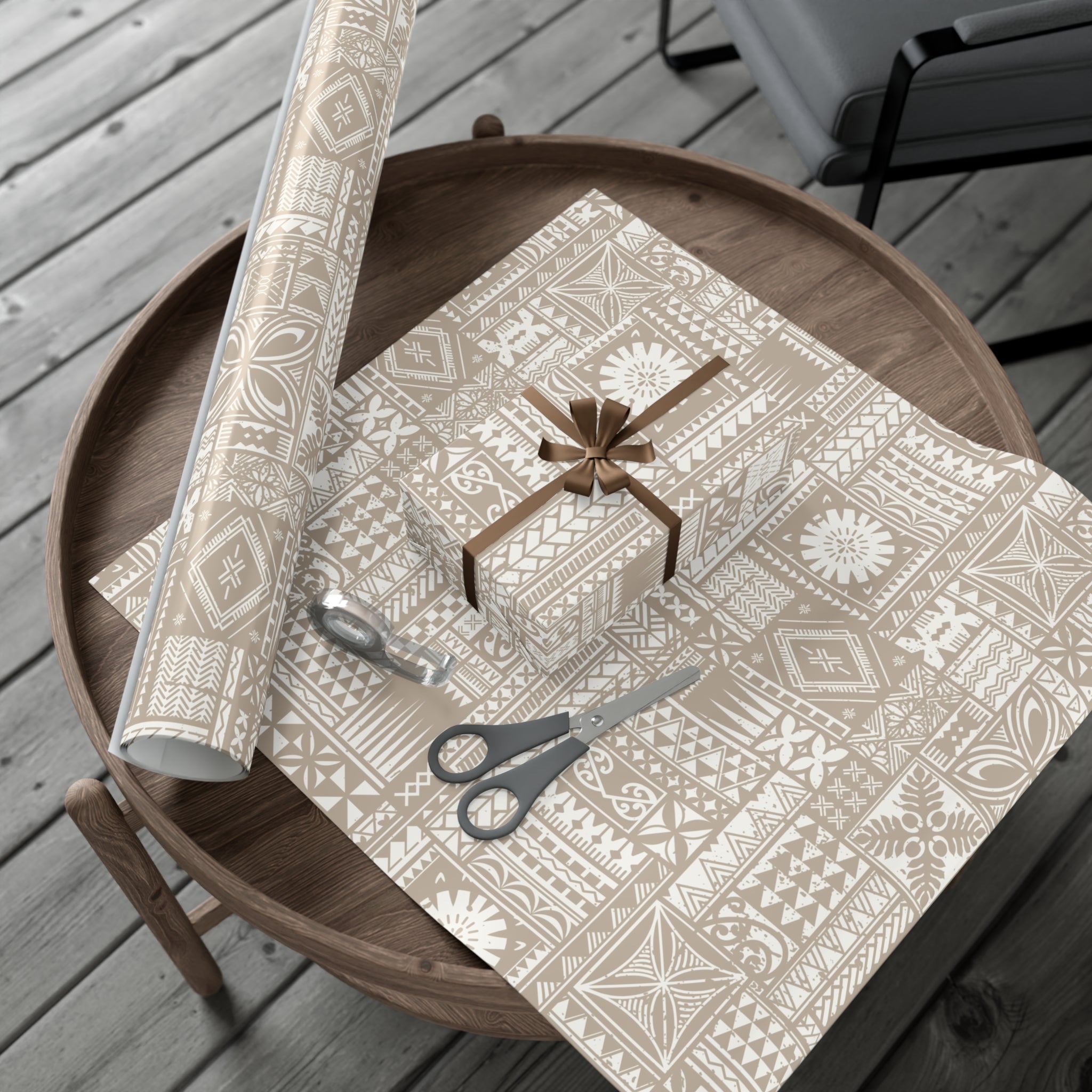 L55 SAND Gift Wrap Papers