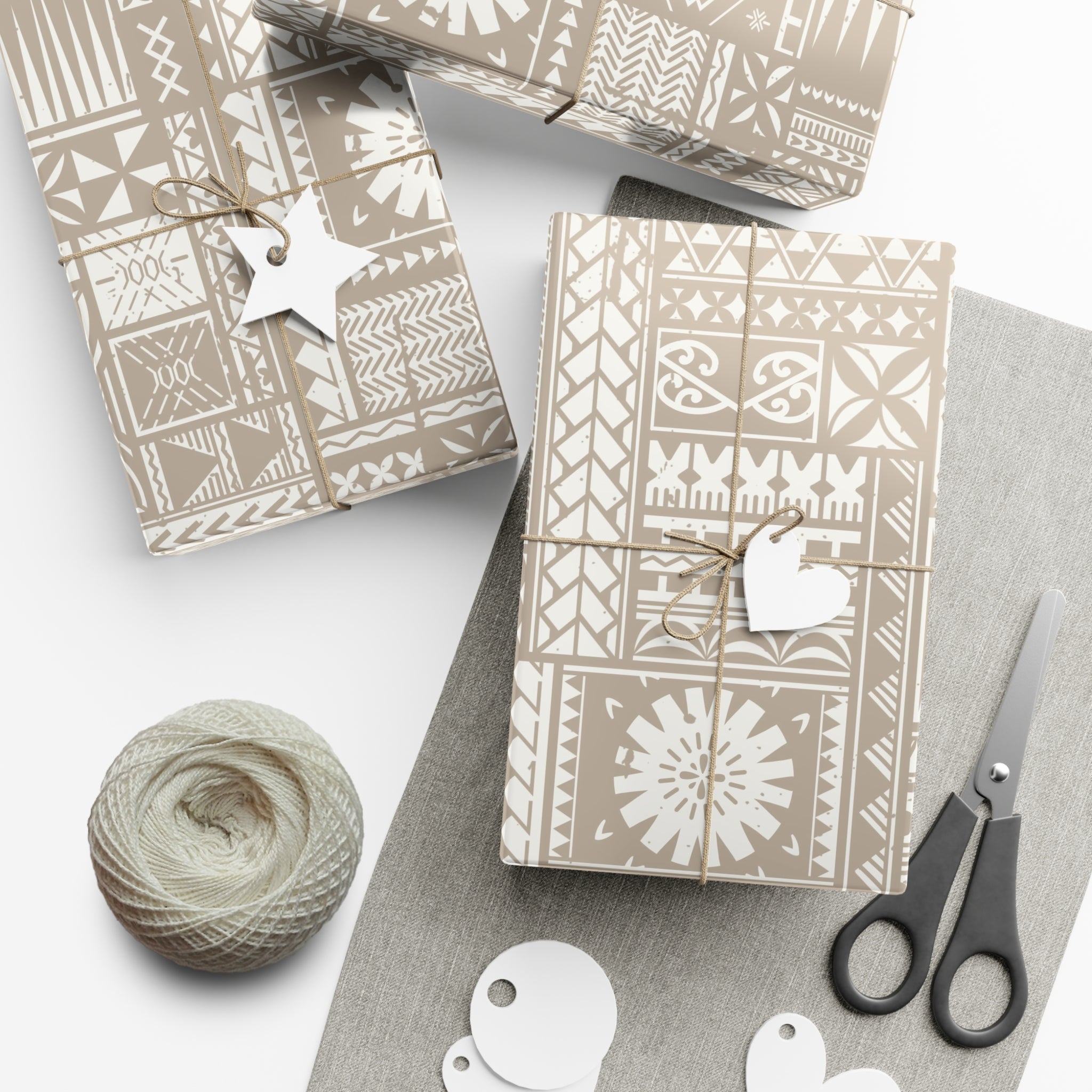 L55 SAND Gift Wrap Papers
