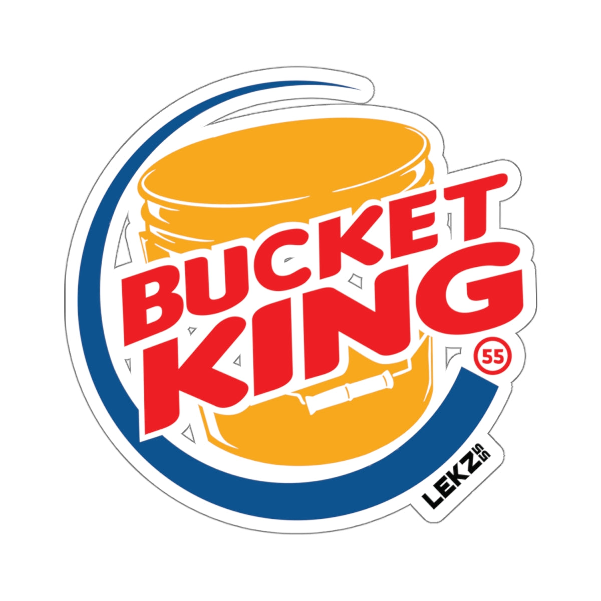 BUCKET KING Kiss-Cut Stickers