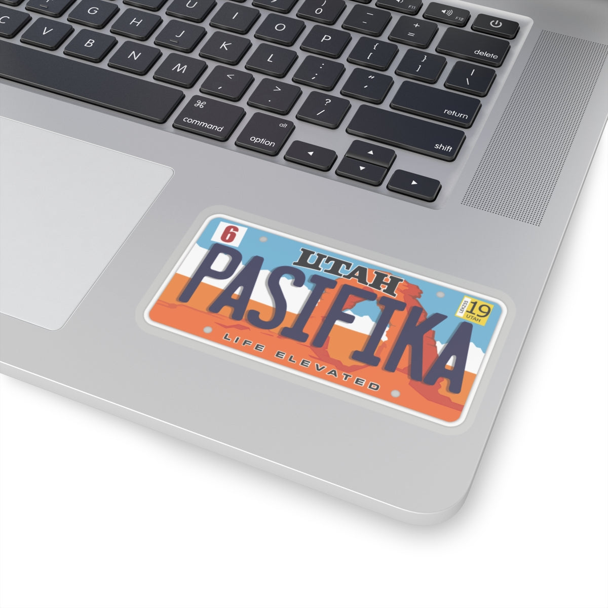 LICENSE PLATE UTAH Kiss-Cut Stickers