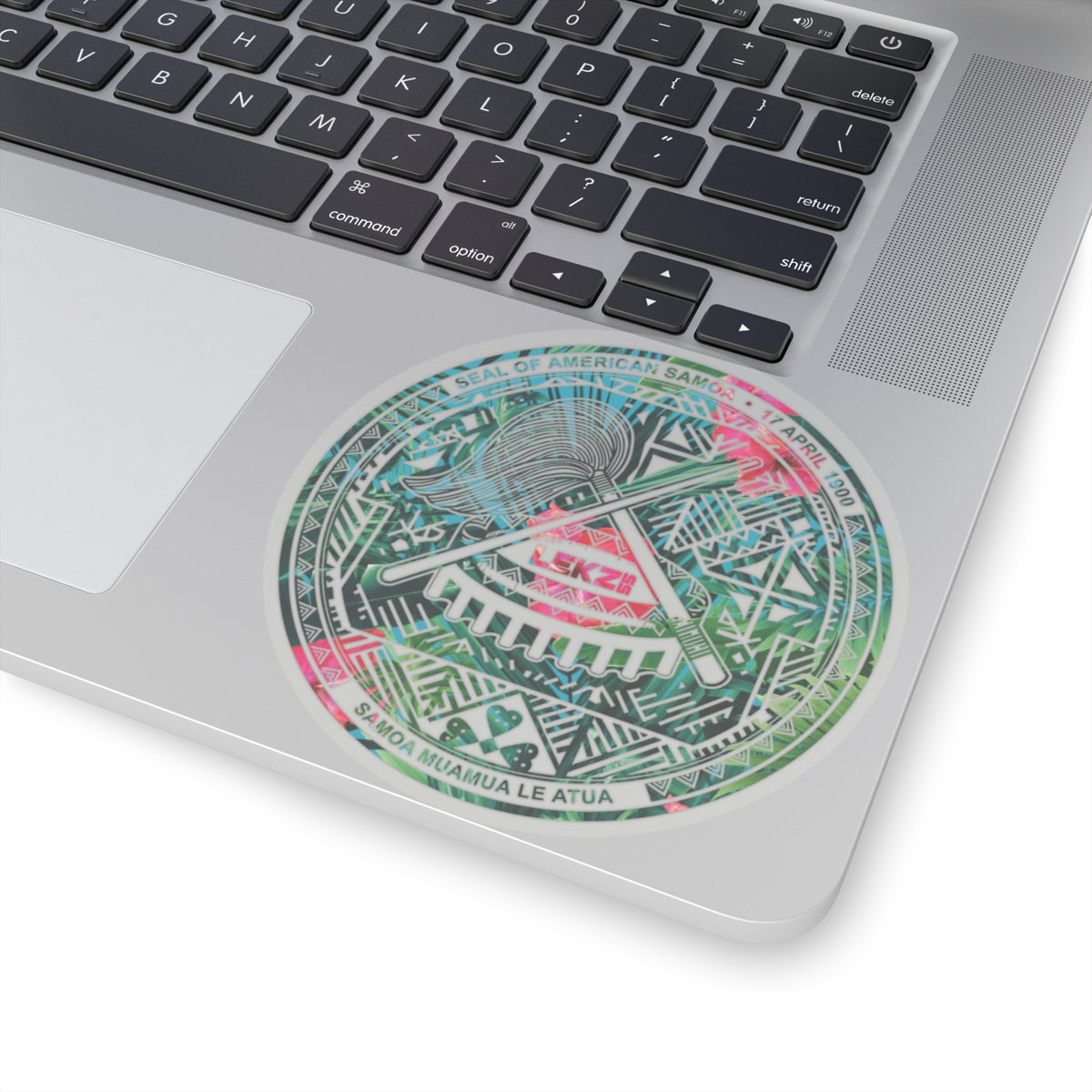 FLOWER SEAL American Samoa Kiss-Cut Stickers