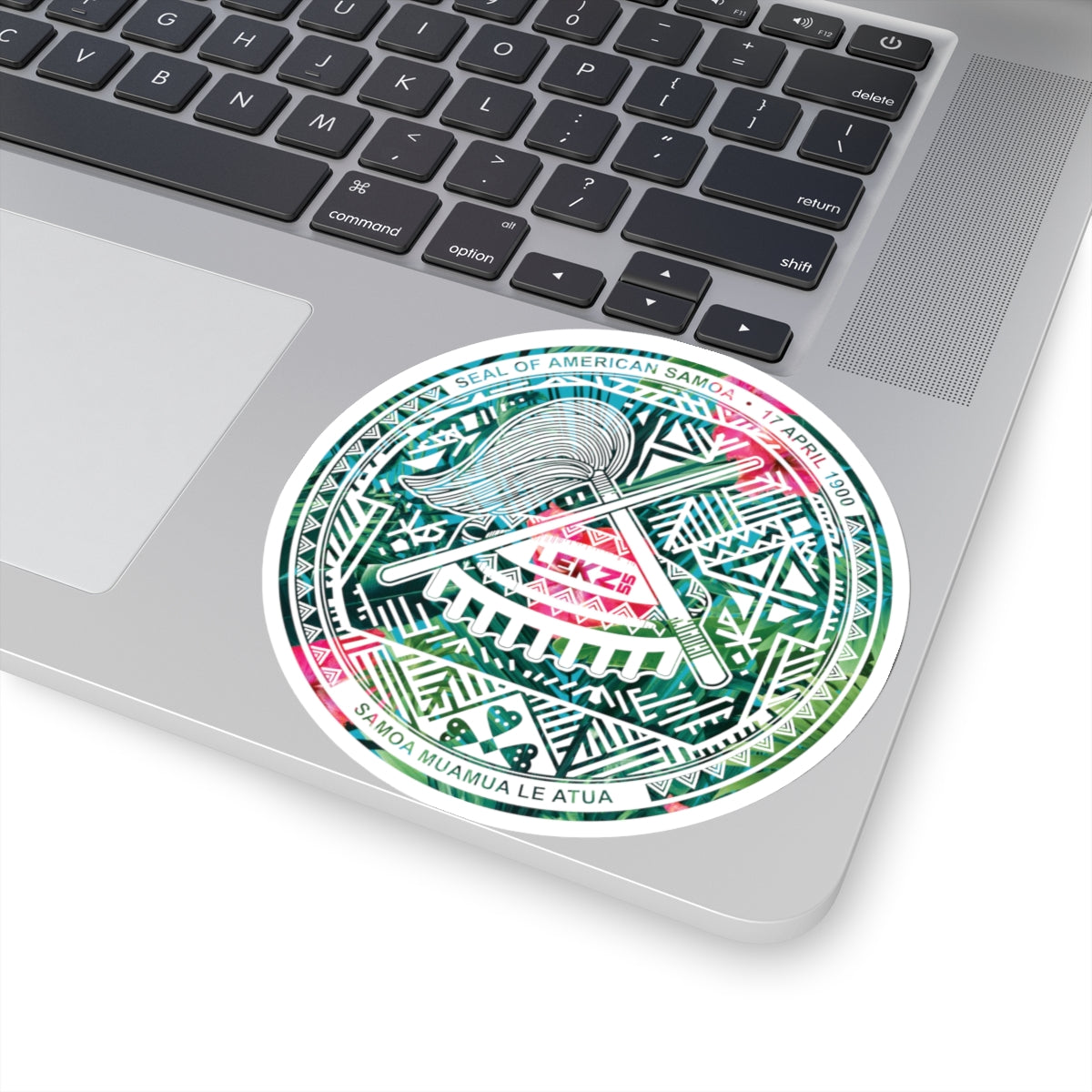FLOWER SEAL American Samoa Kiss-Cut Stickers