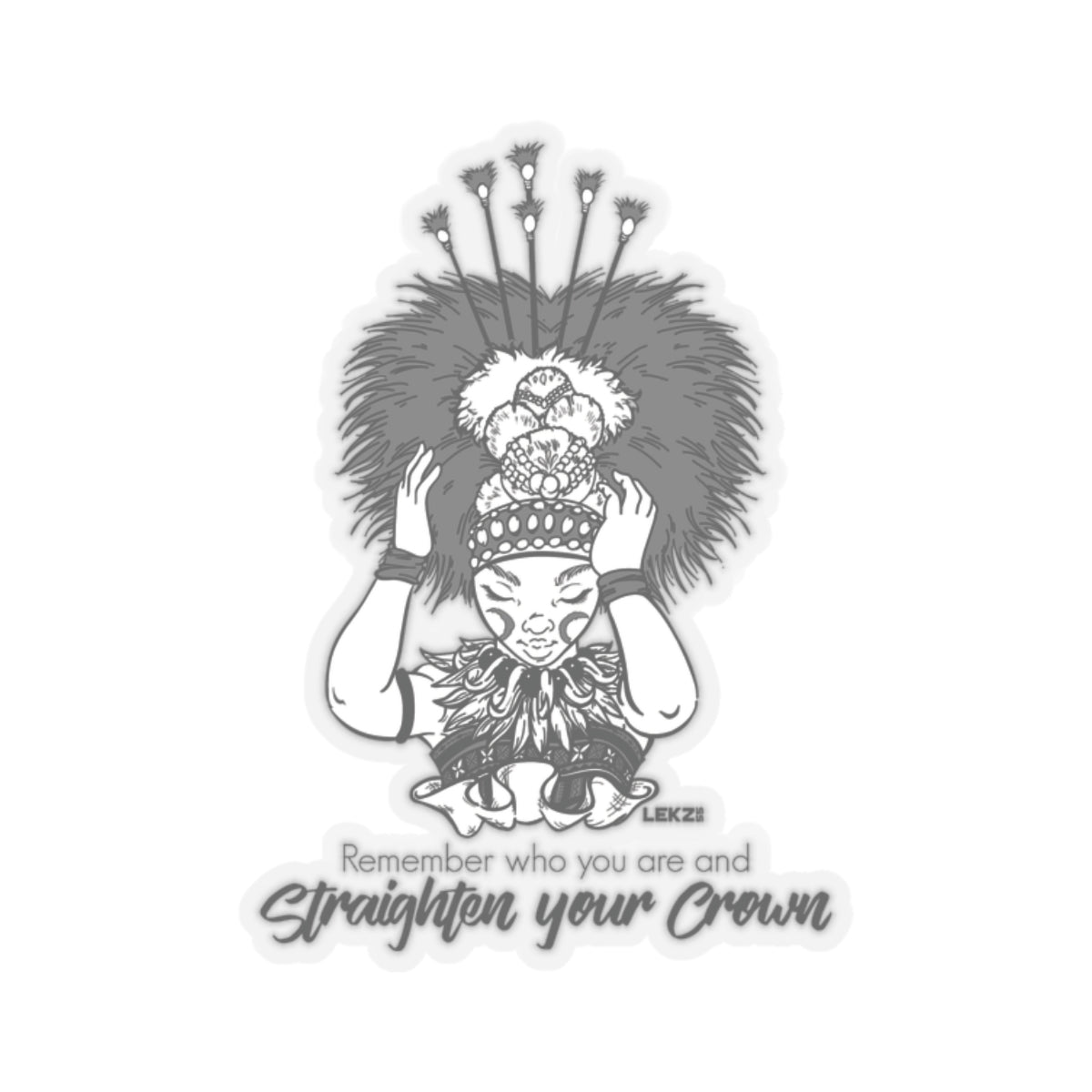 CROWN SAMOA Kiss-Cut Stickers