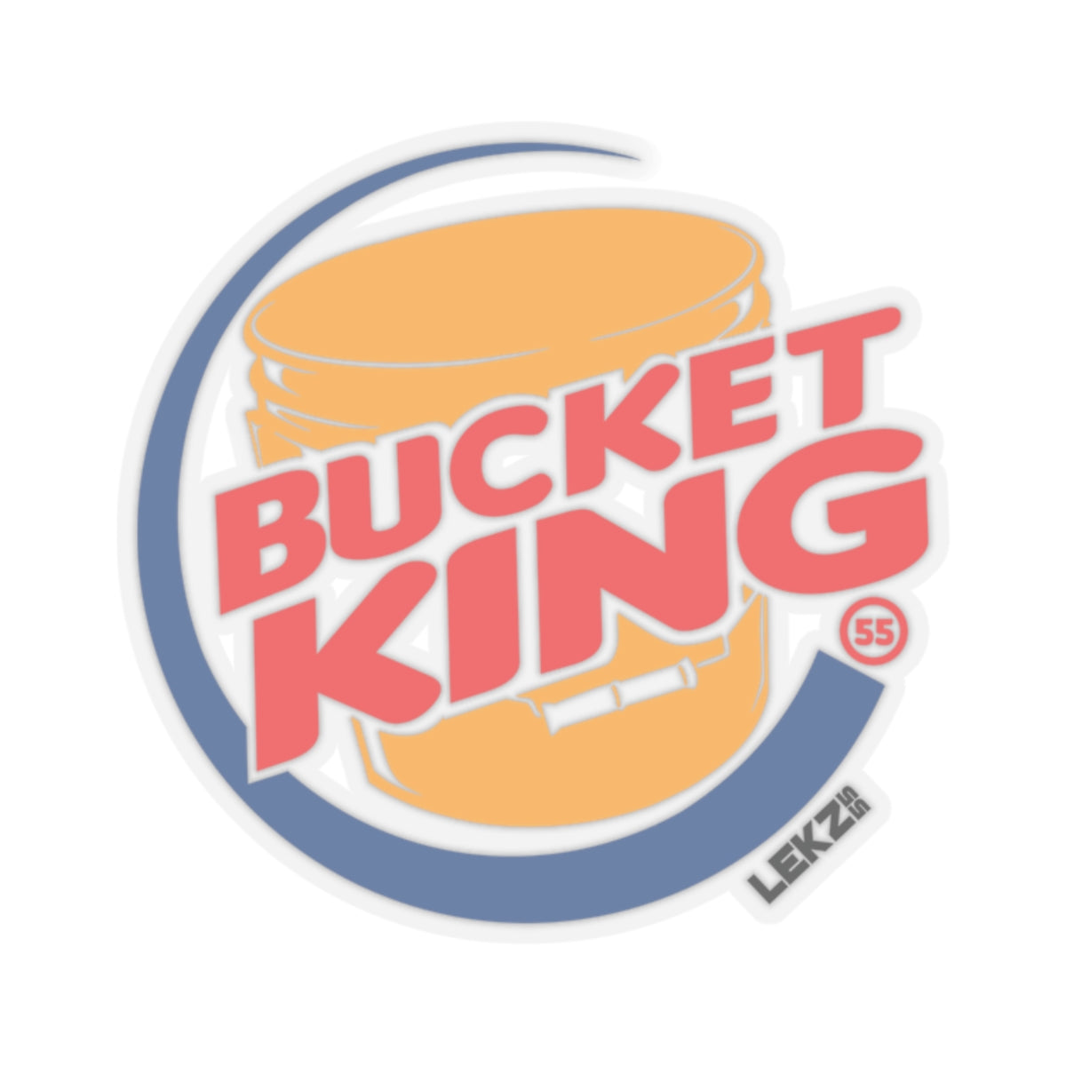 BUCKET KING Kiss-Cut Stickers