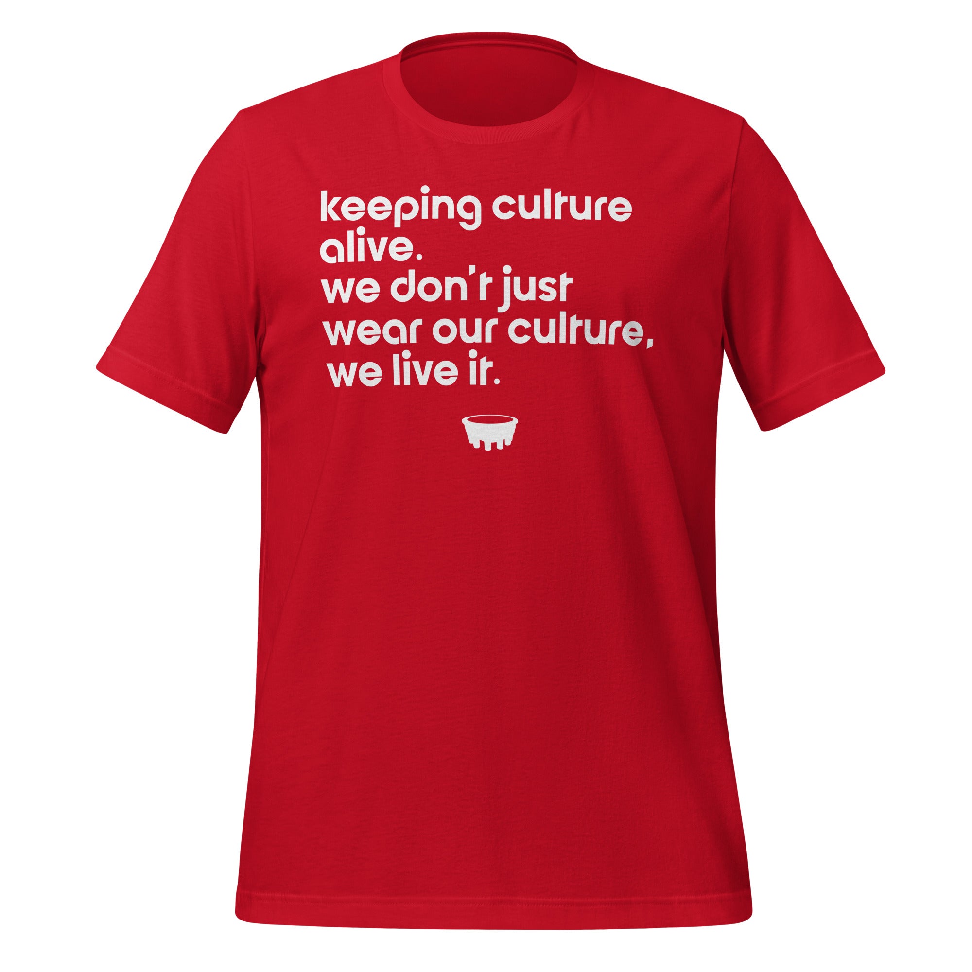 WE LIVE IT Unisex t-shirt