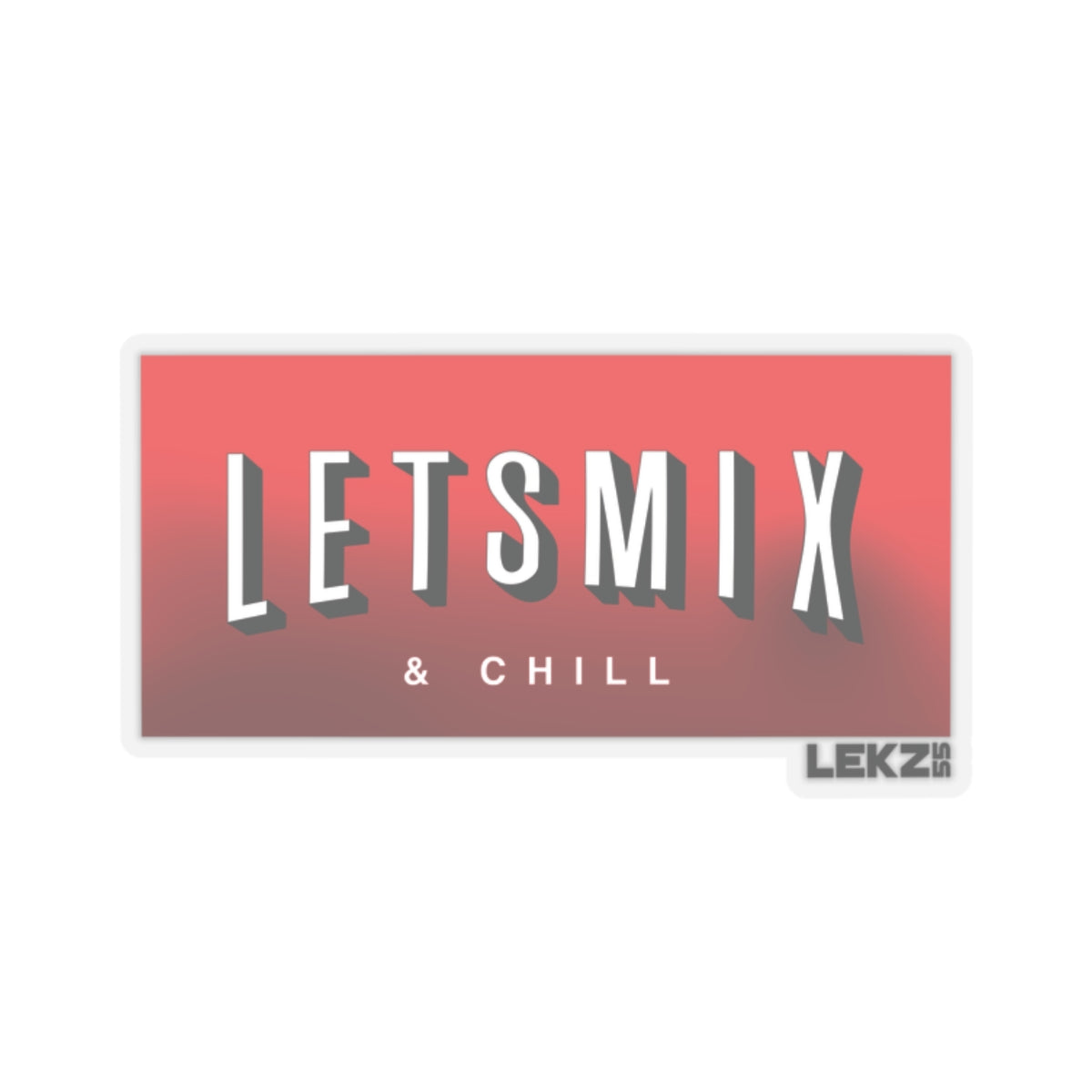 MIX N CHILL Kiss-Cut Stickers