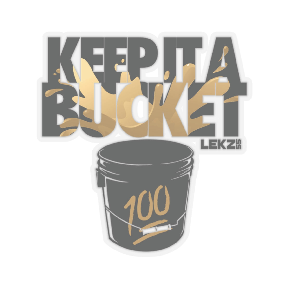KEEPIT A BUCKET Kiss-Cut Stickers
