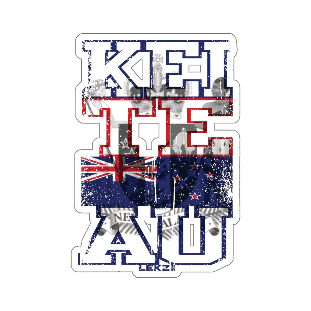 I AM AOTEAROA Kiss-Cut Stickers