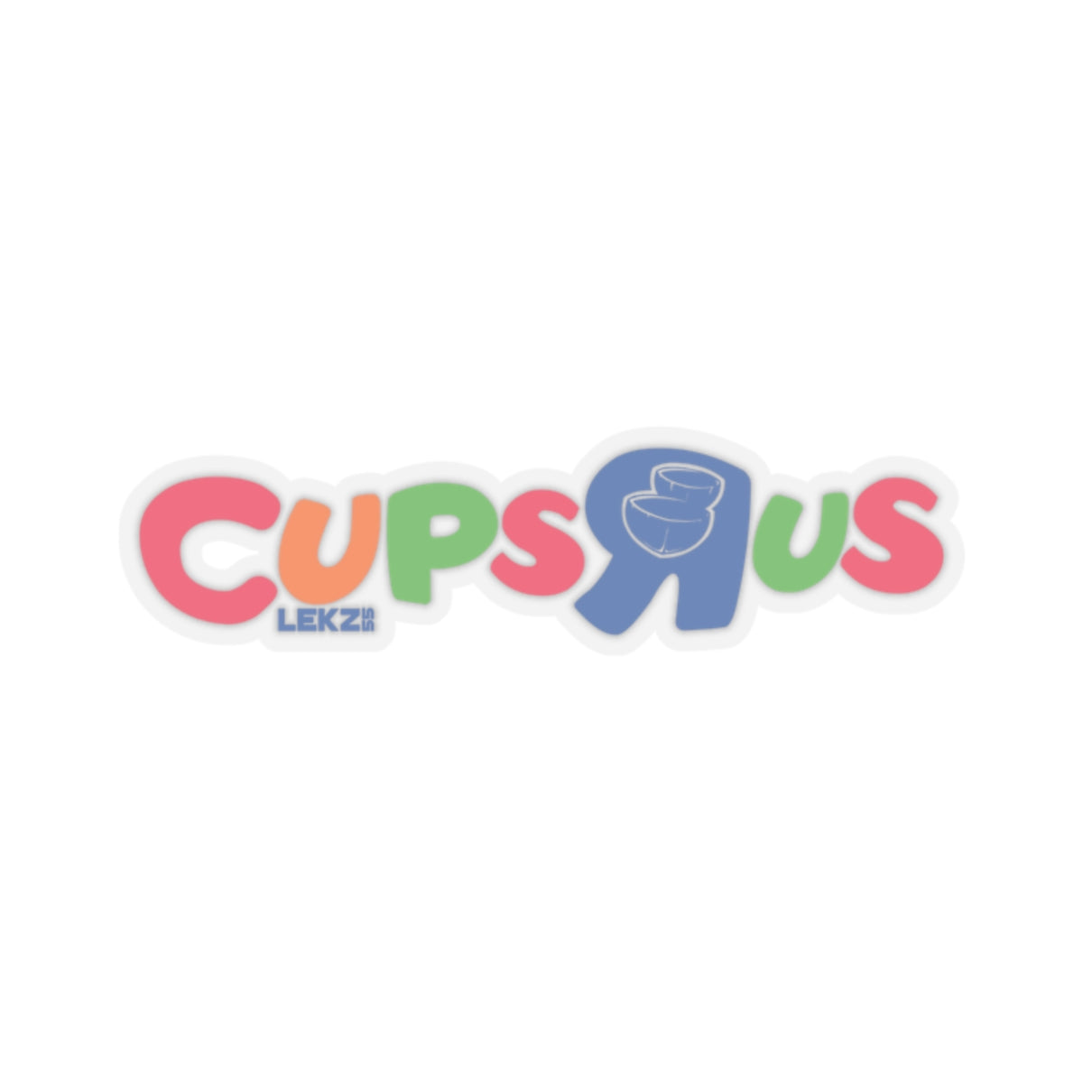 CUPS R US Kiss-Cut Stickers