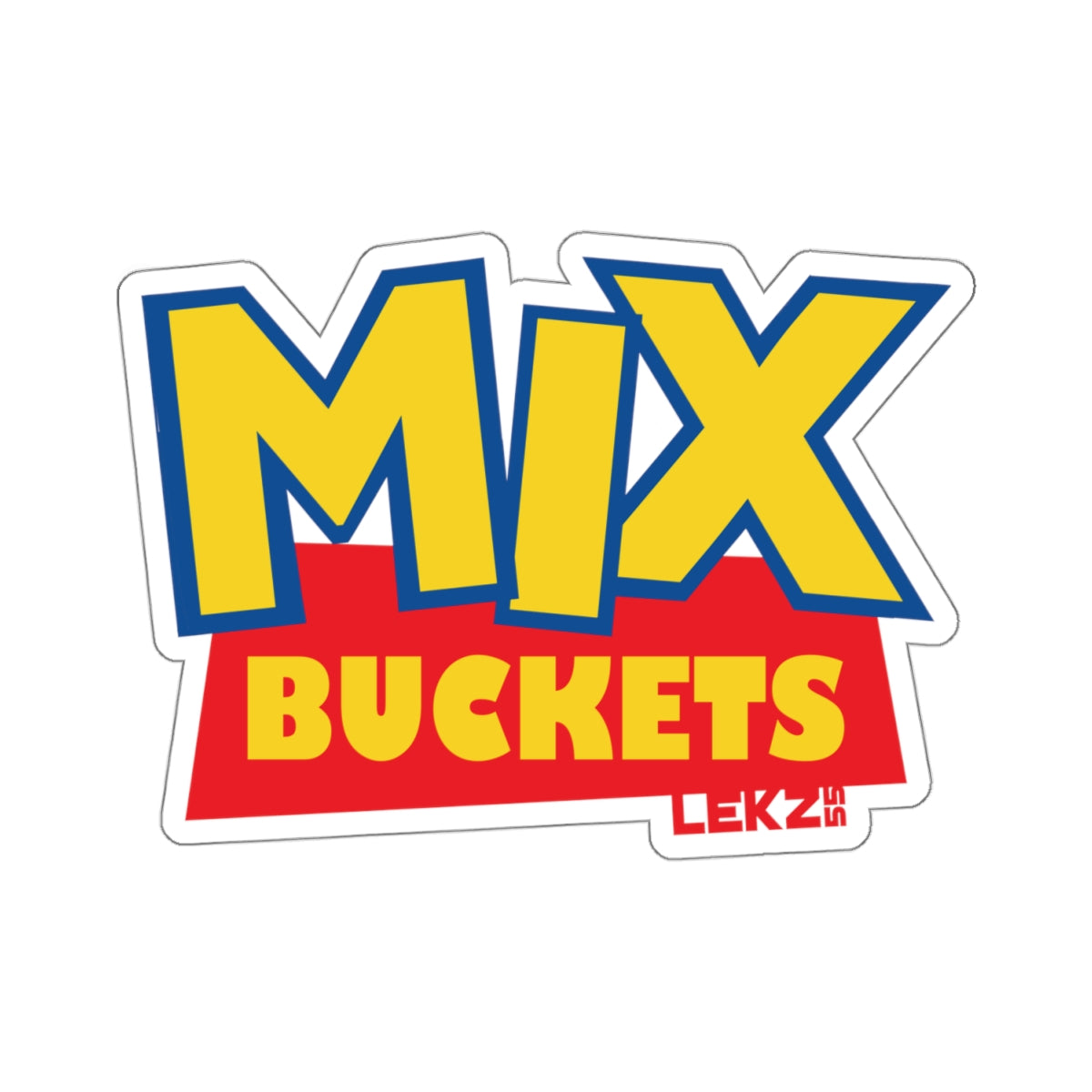 MIX BUCKETS Kiss-Cut Stickers