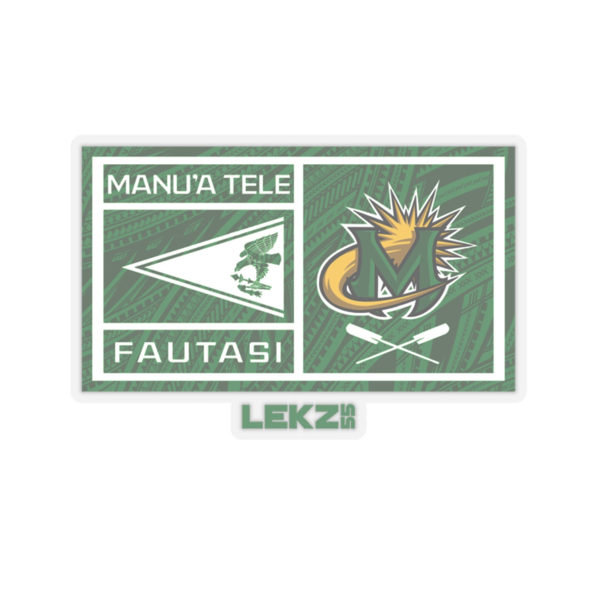 FLAG BOX MANUATELE Kiss-Cut Stickers