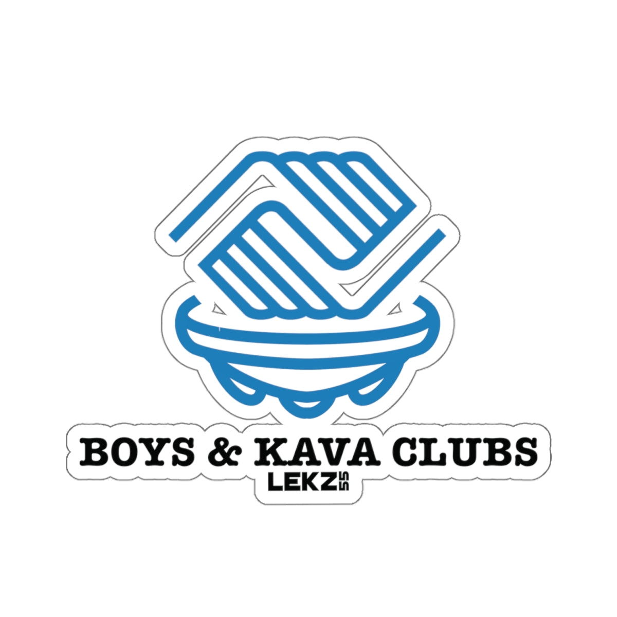 BOYS N KAVA Kiss-Cut Stickers