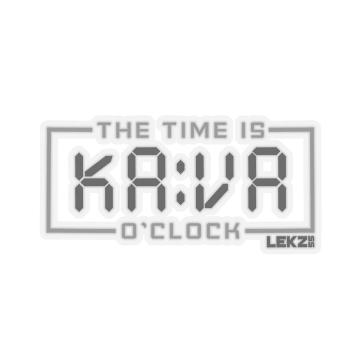 KAVA OCLOCK Kiss-Cut Stickers