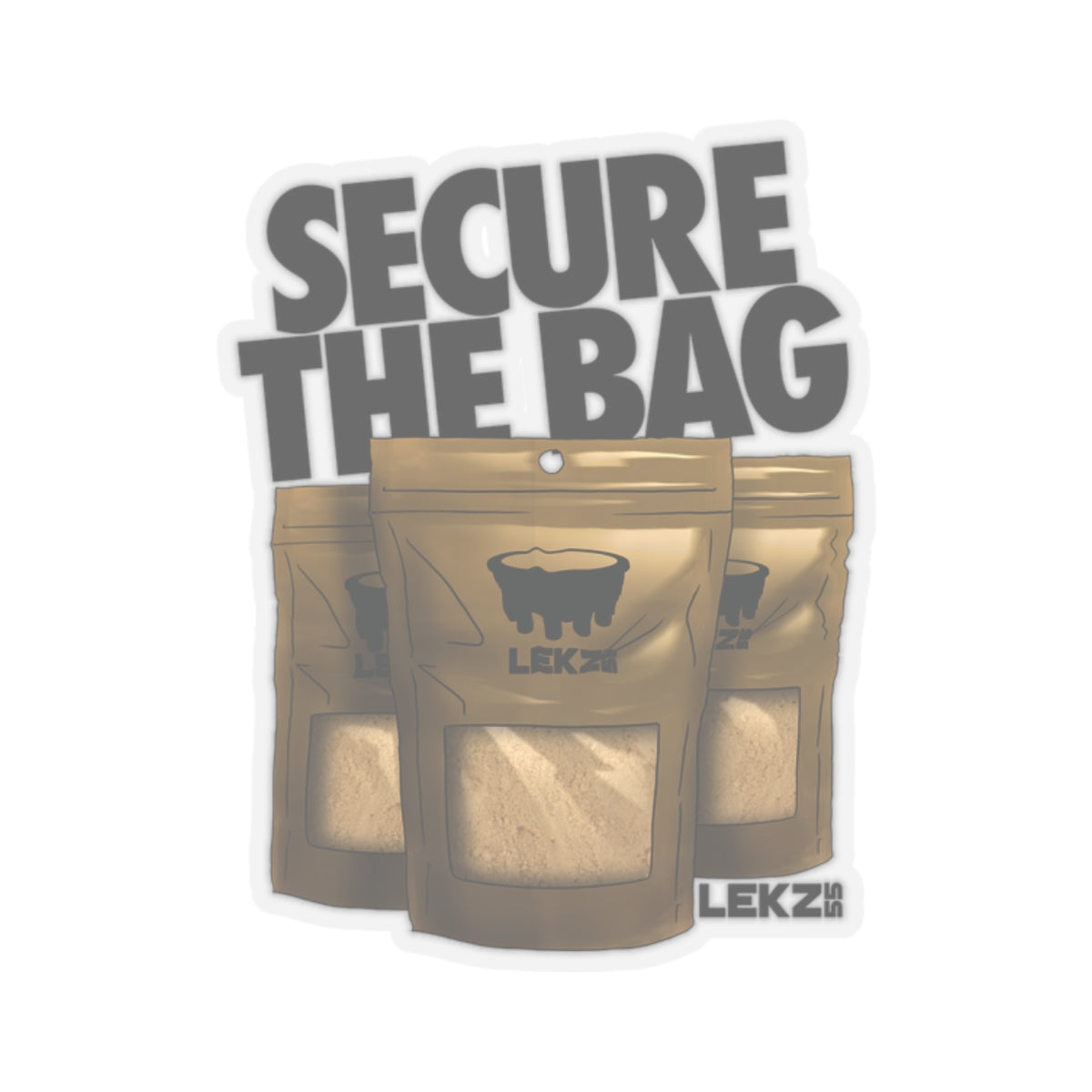 SECURE THE BAG Kiss-Cut Stickers