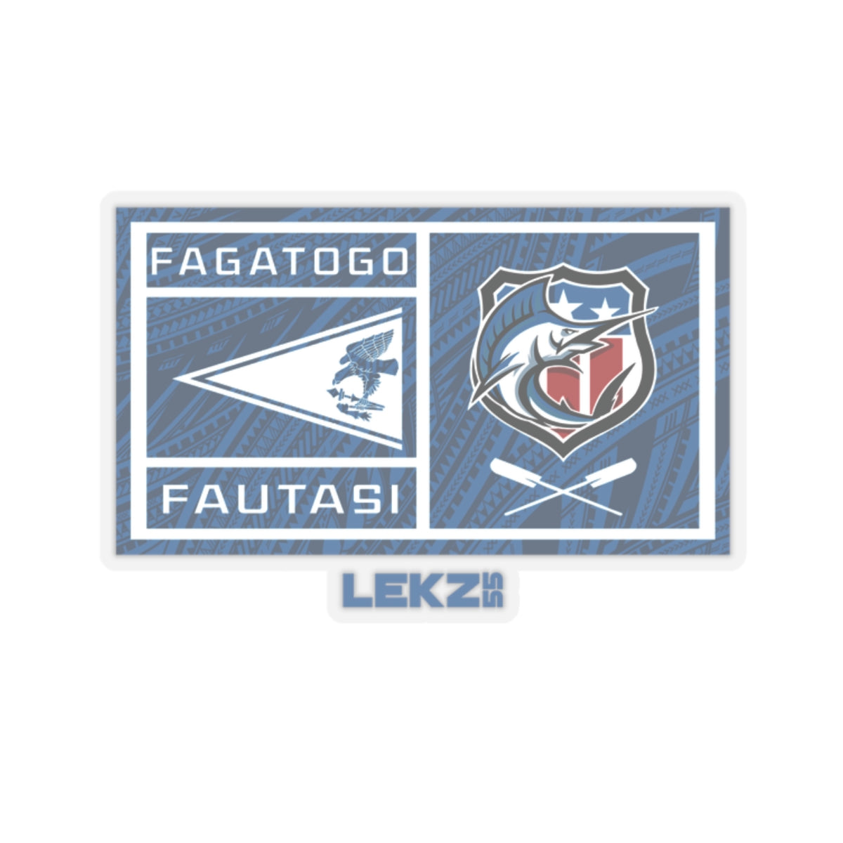 FLAG BOX FAGATOGO Kiss-Cut Stickers