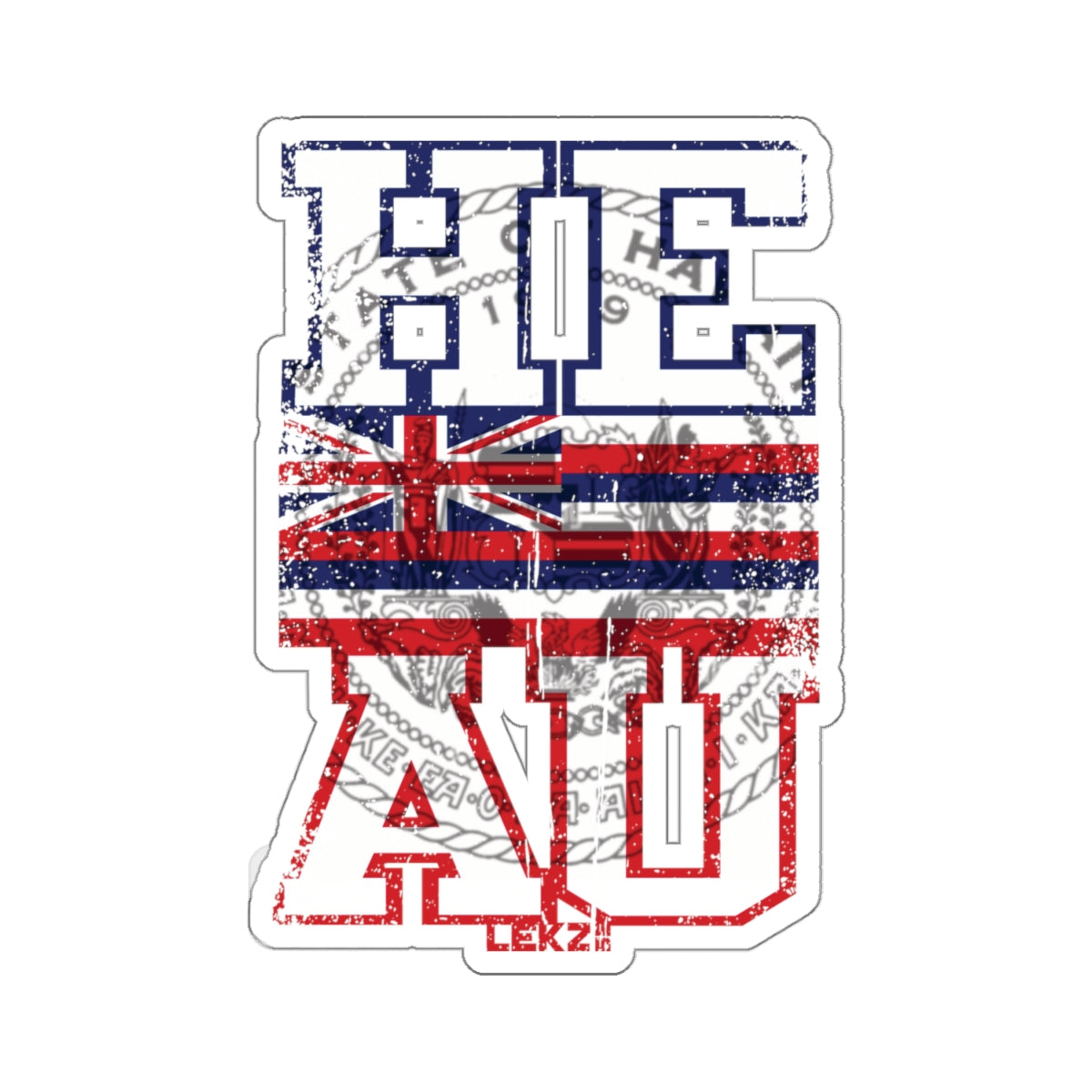 I AM HAWAII Kiss-Cut Stickers
