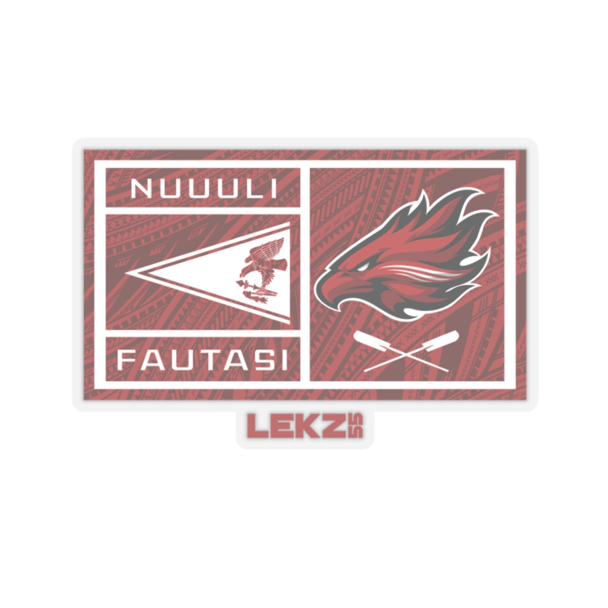 FLAG BOX NUUULI Kiss-Cut Stickers