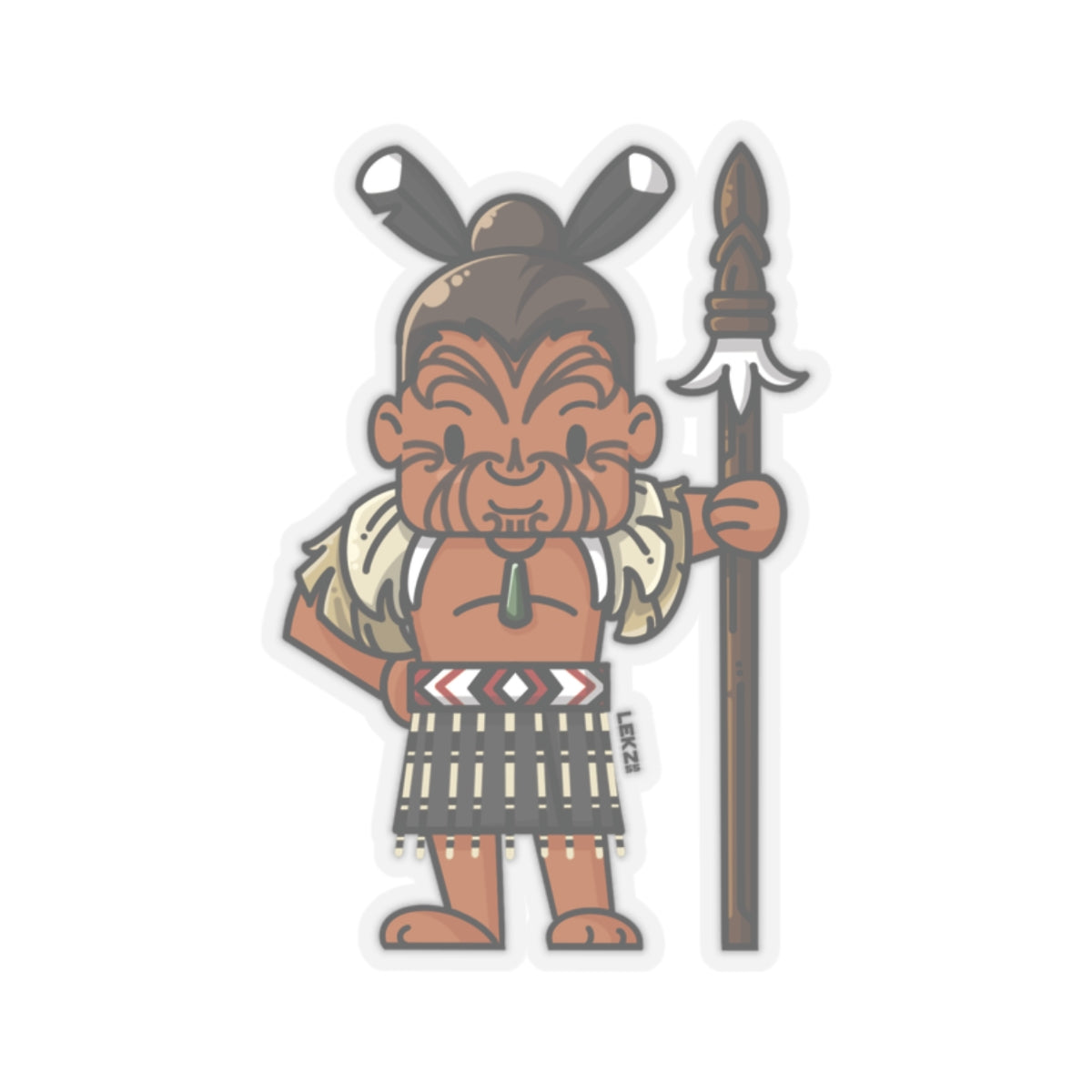 MĀORI Boy Kiss-Cut Stickers