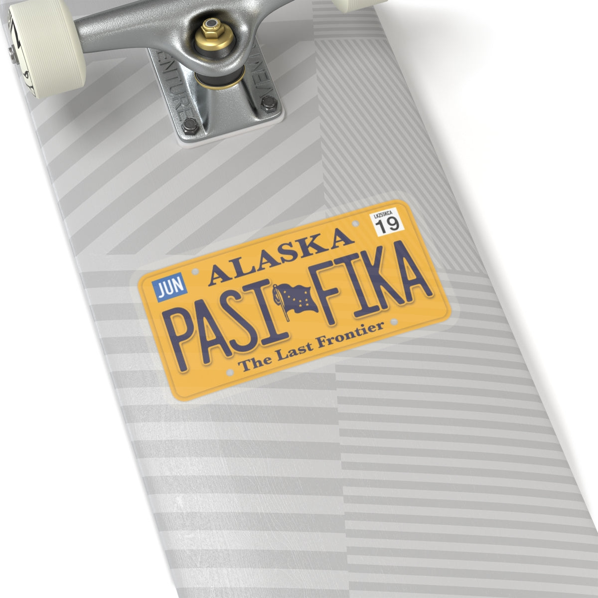 LICENSE PLATE ALASKA Kiss-Cut Stickers