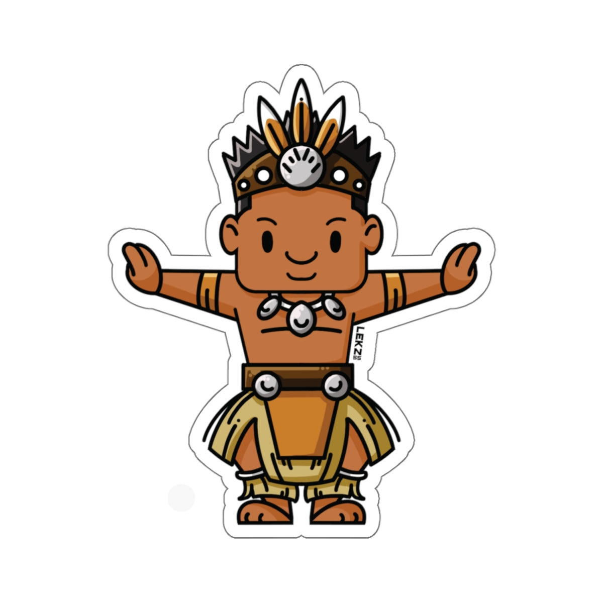 TAHITI Boy Kiss-Cut Stickers