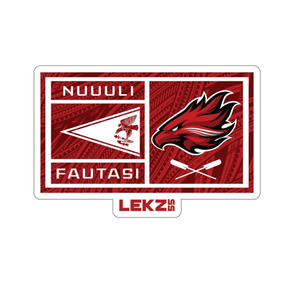 FLAG BOX NUUULI Kiss-Cut Stickers