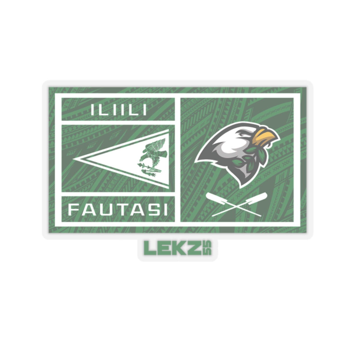 FLAG BOX ILIILI Kiss-Cut Stickers