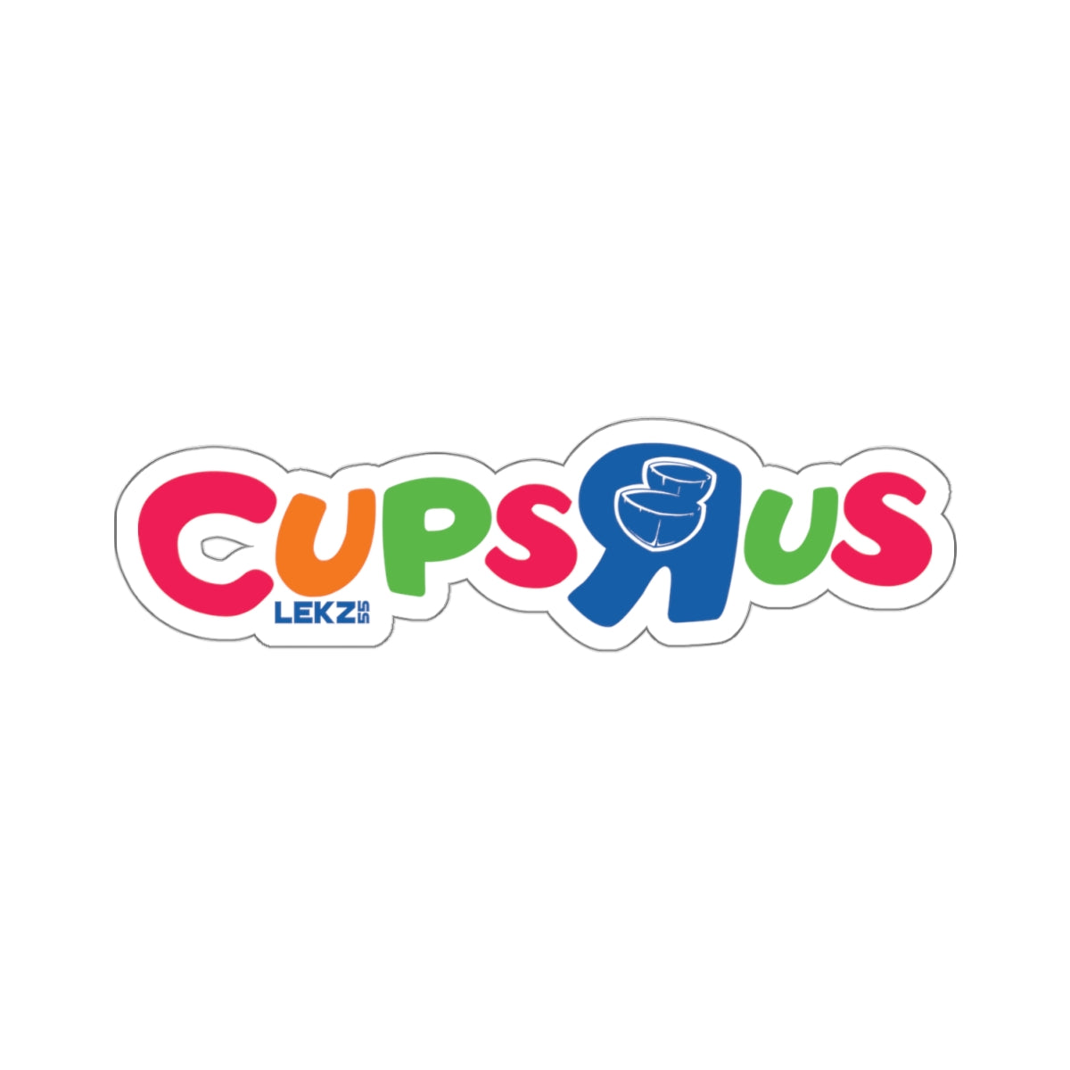 CUPS R US Kiss-Cut Stickers
