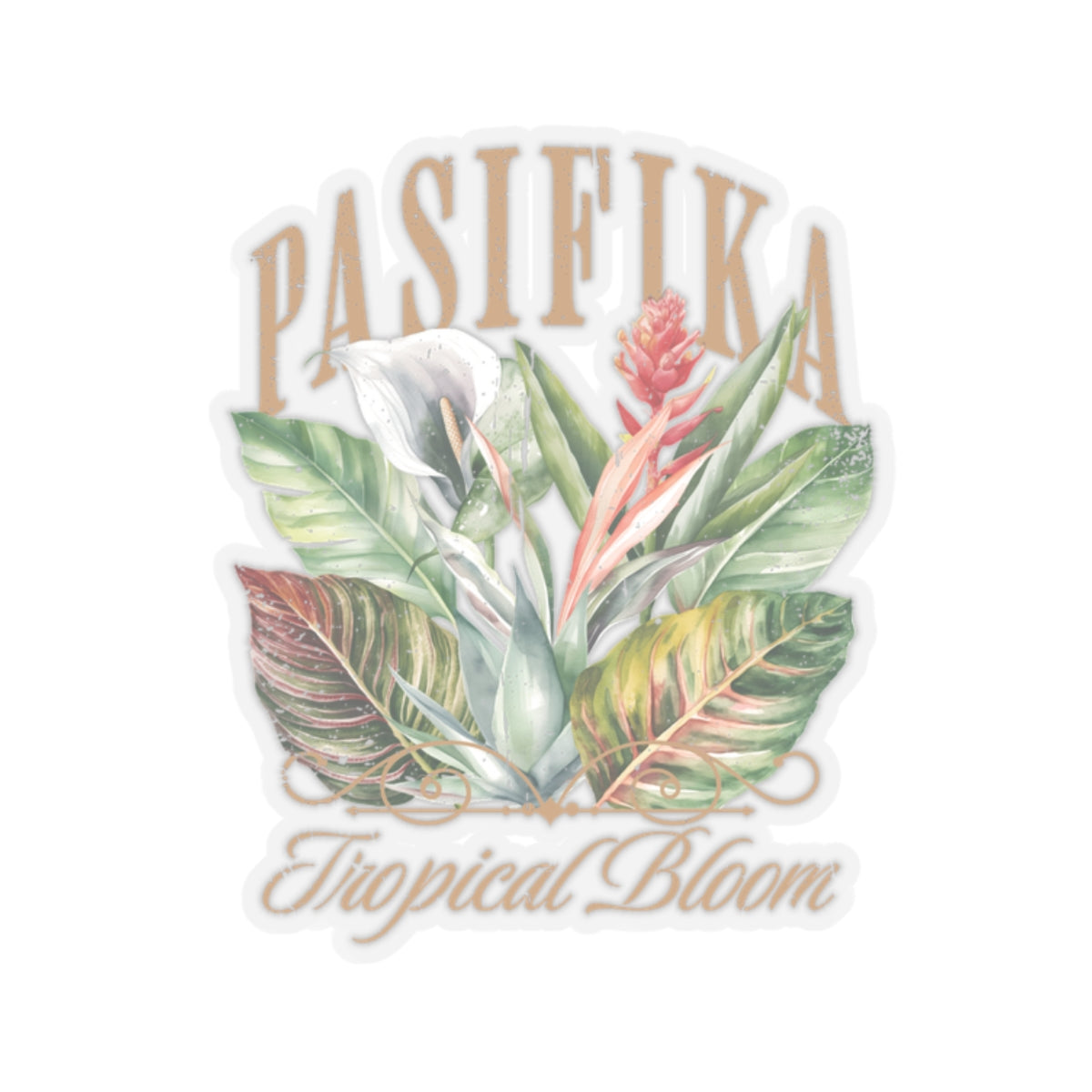 TROPICAL BLOOM Kiss-Cut Stickers
