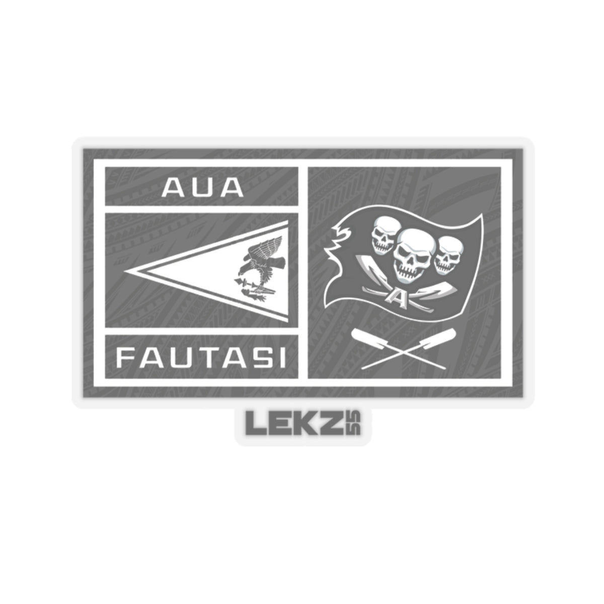 FLAG BOX AUA Kiss-Cut Stickers