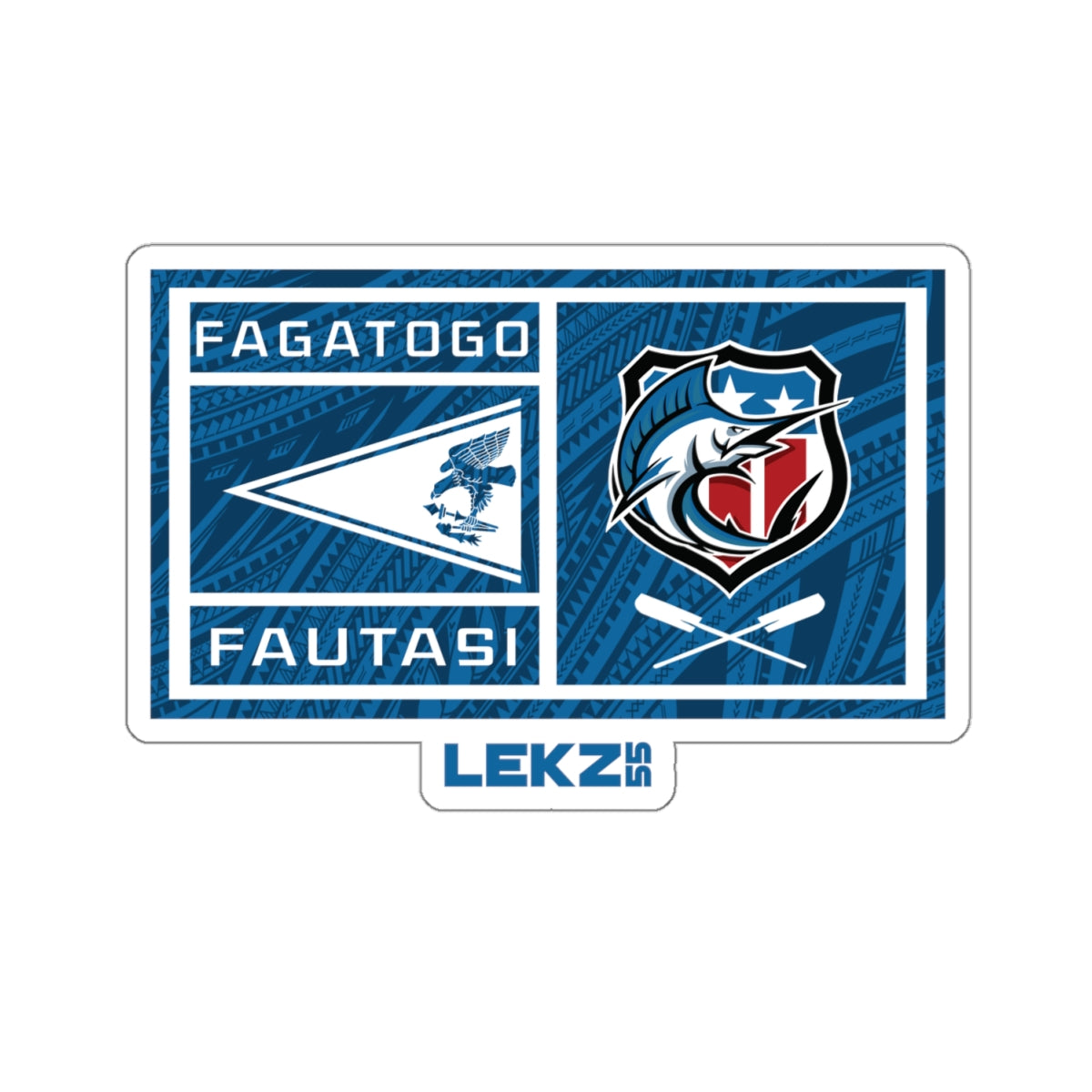 FLAG BOX FAGATOGO Kiss-Cut Stickers