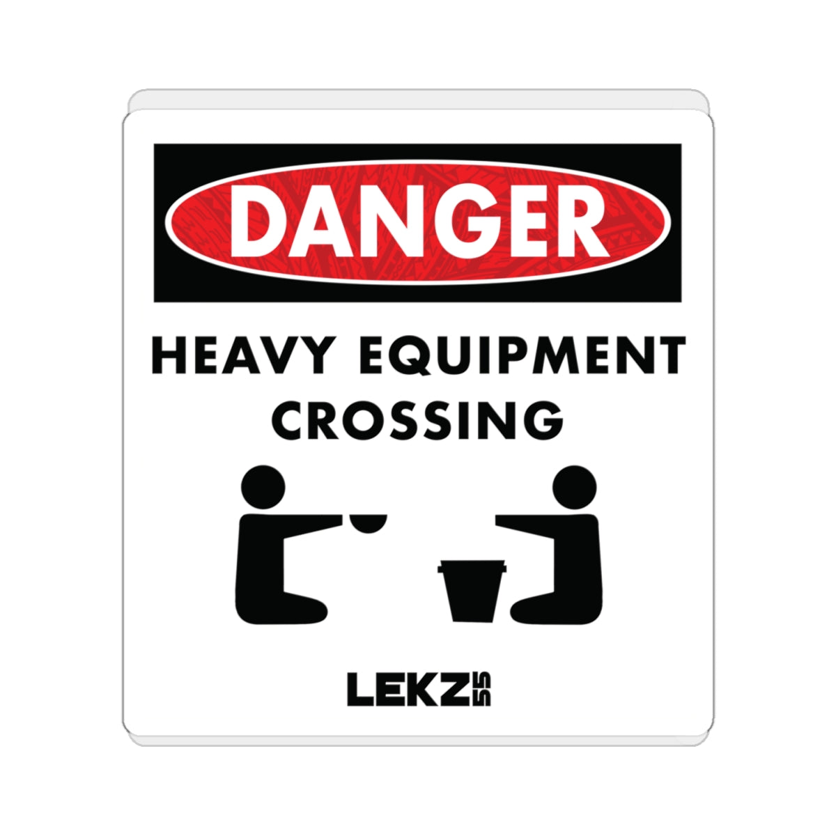 HEAVY CROSSING Kiss-Cut Stickers