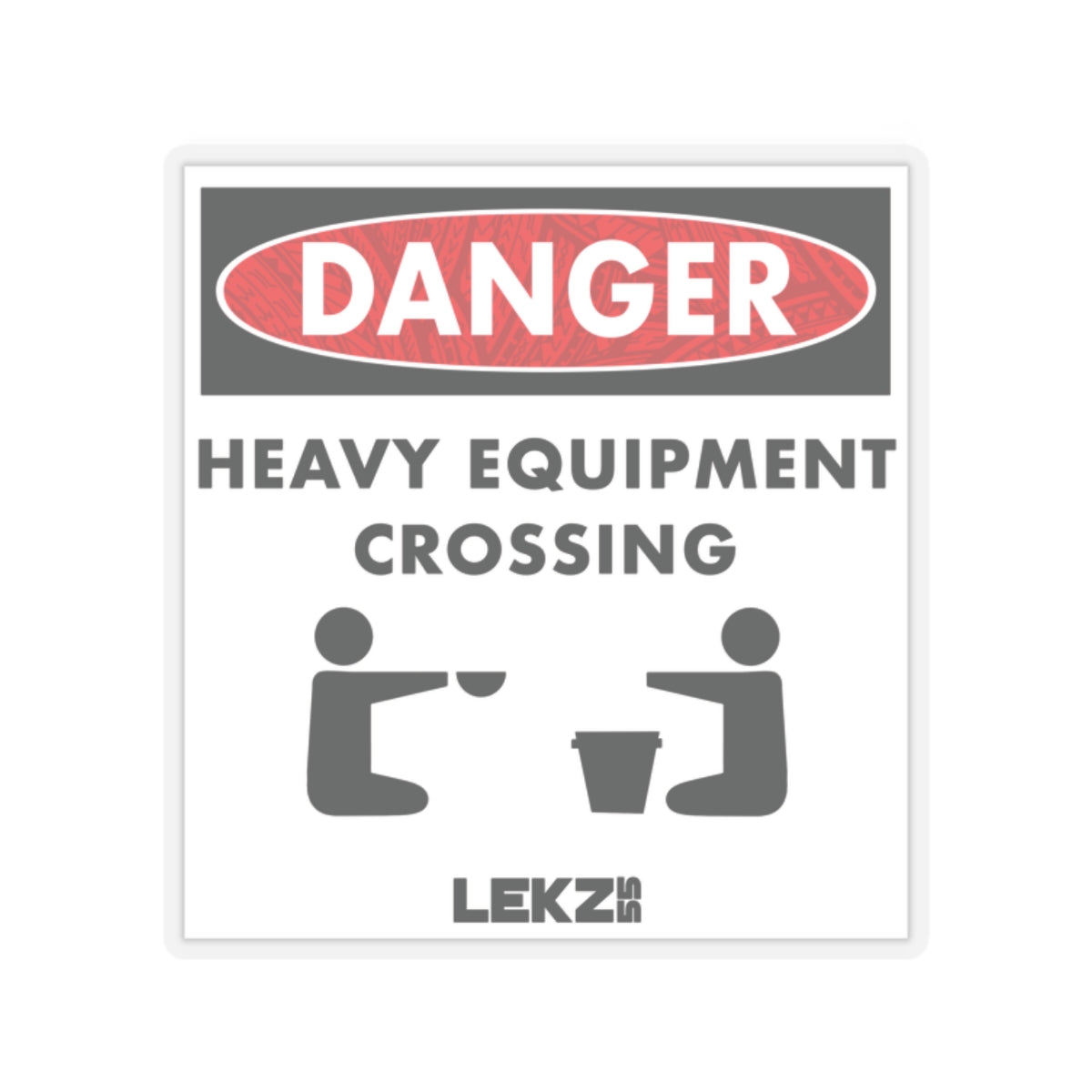 HEAVY CROSSING Kiss-Cut Stickers