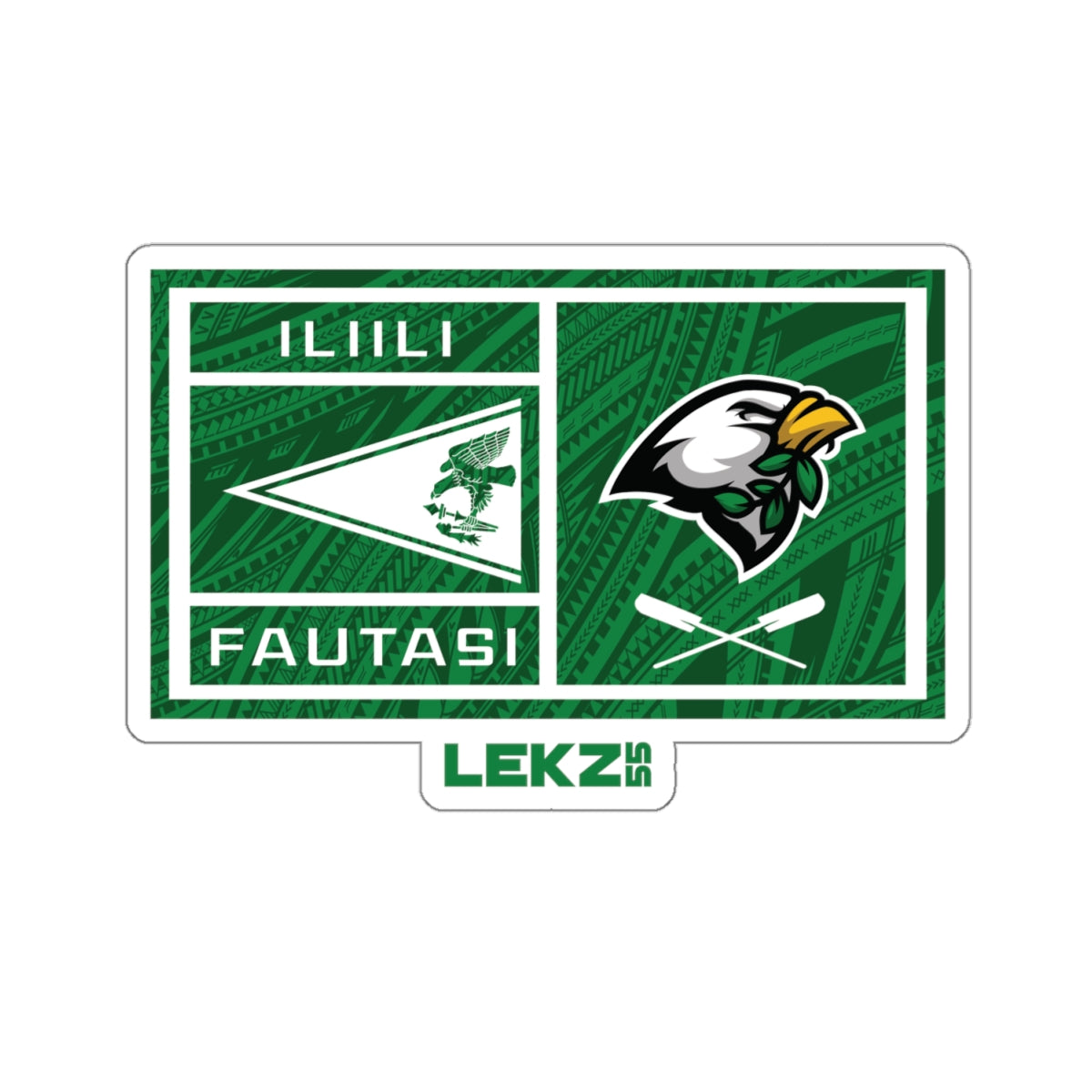 FLAG BOX ILIILI Kiss-Cut Stickers