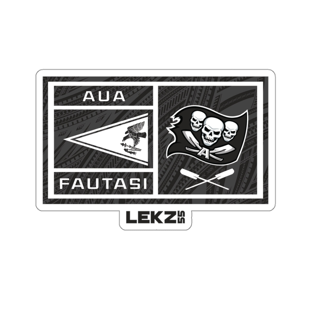 FLAG BOX AUA Kiss-Cut Stickers