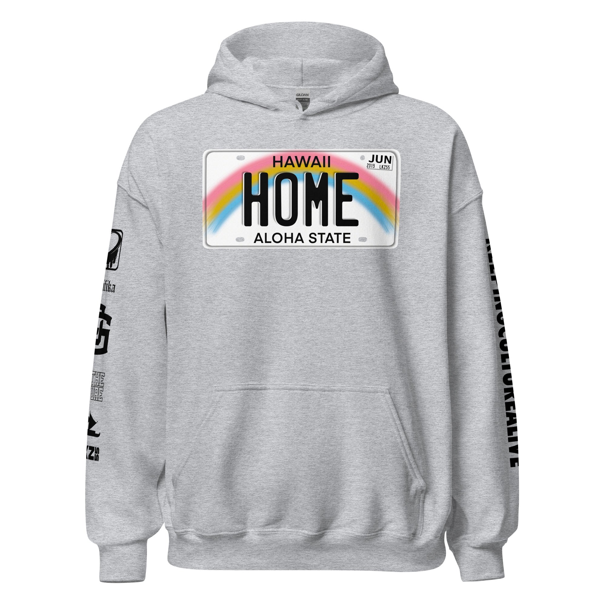 LICENSE PLATE HAWAII Unisex Hoodie