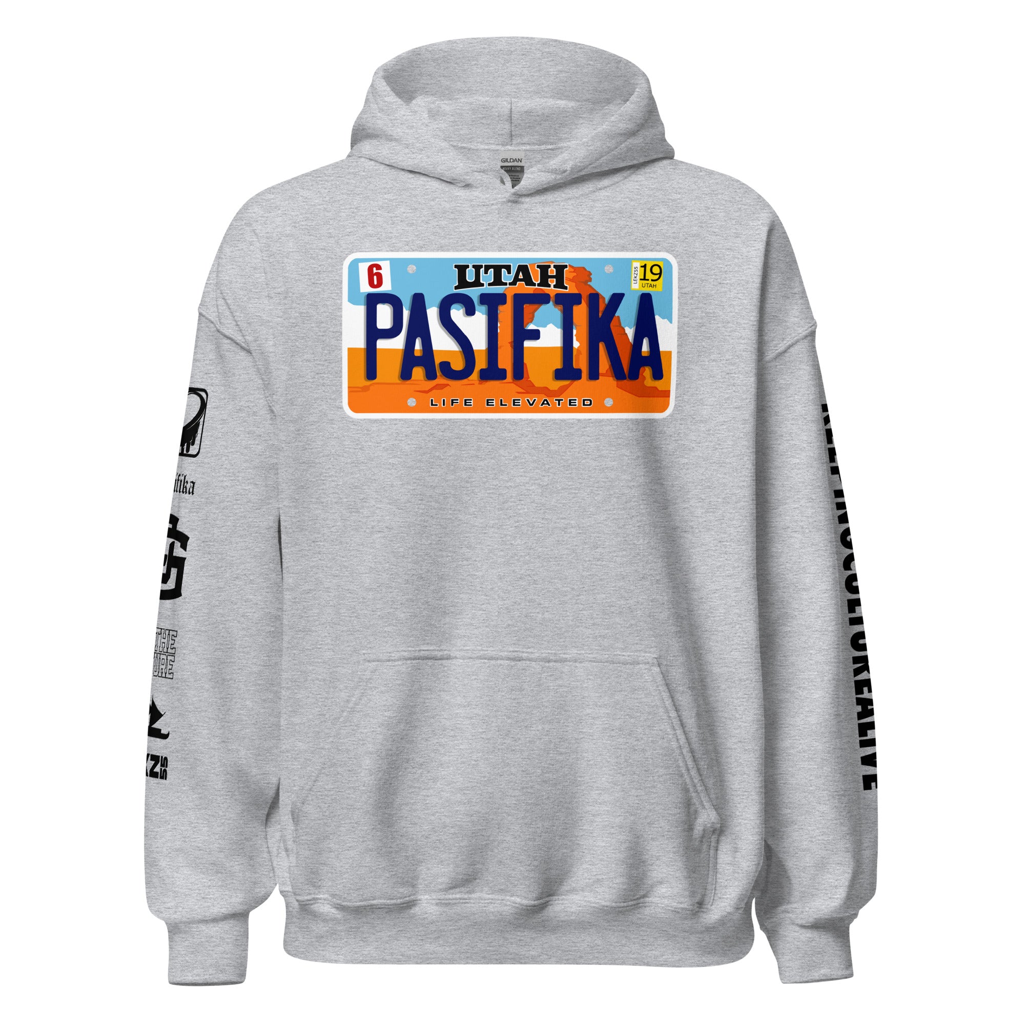 LICENSE PLATE UTAH Unisex Hoodie