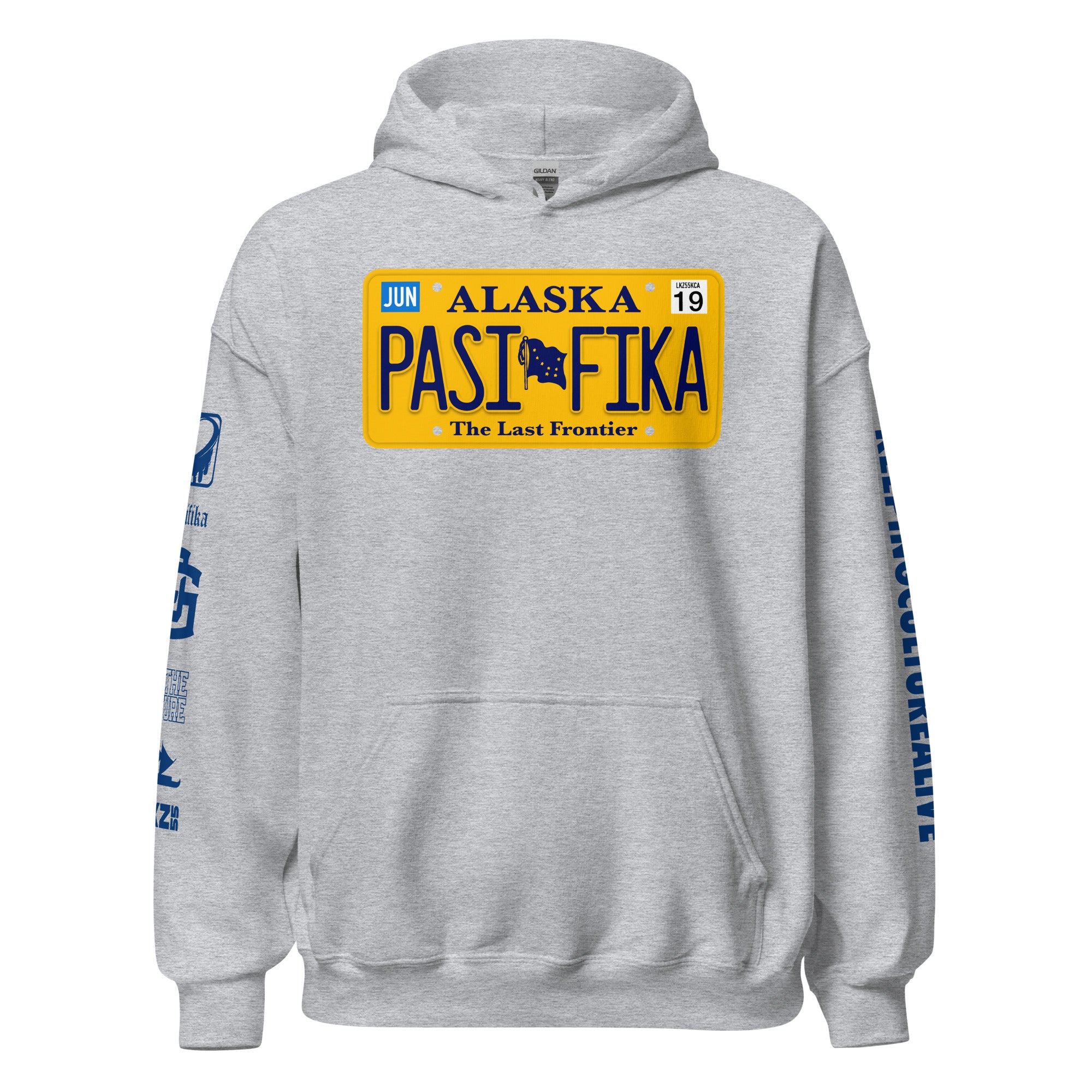 LICENSE PLATE ALASKA Unisex Hoodie