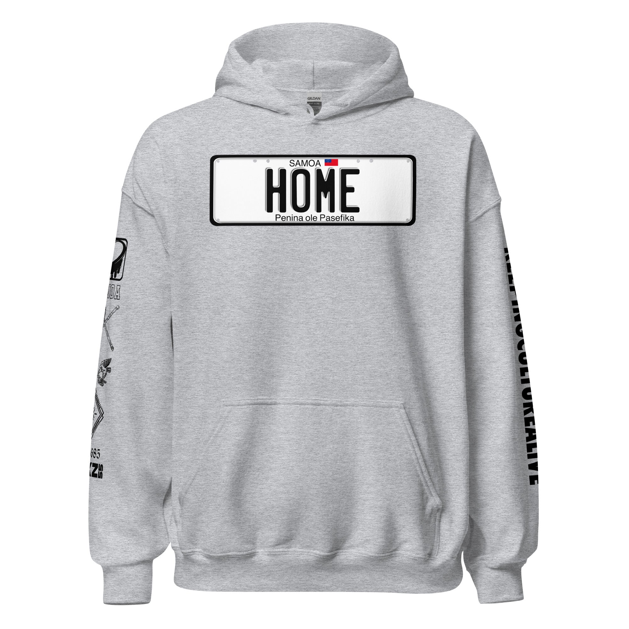 LICENSE PLATE SAMOA Unisex Hoodie
