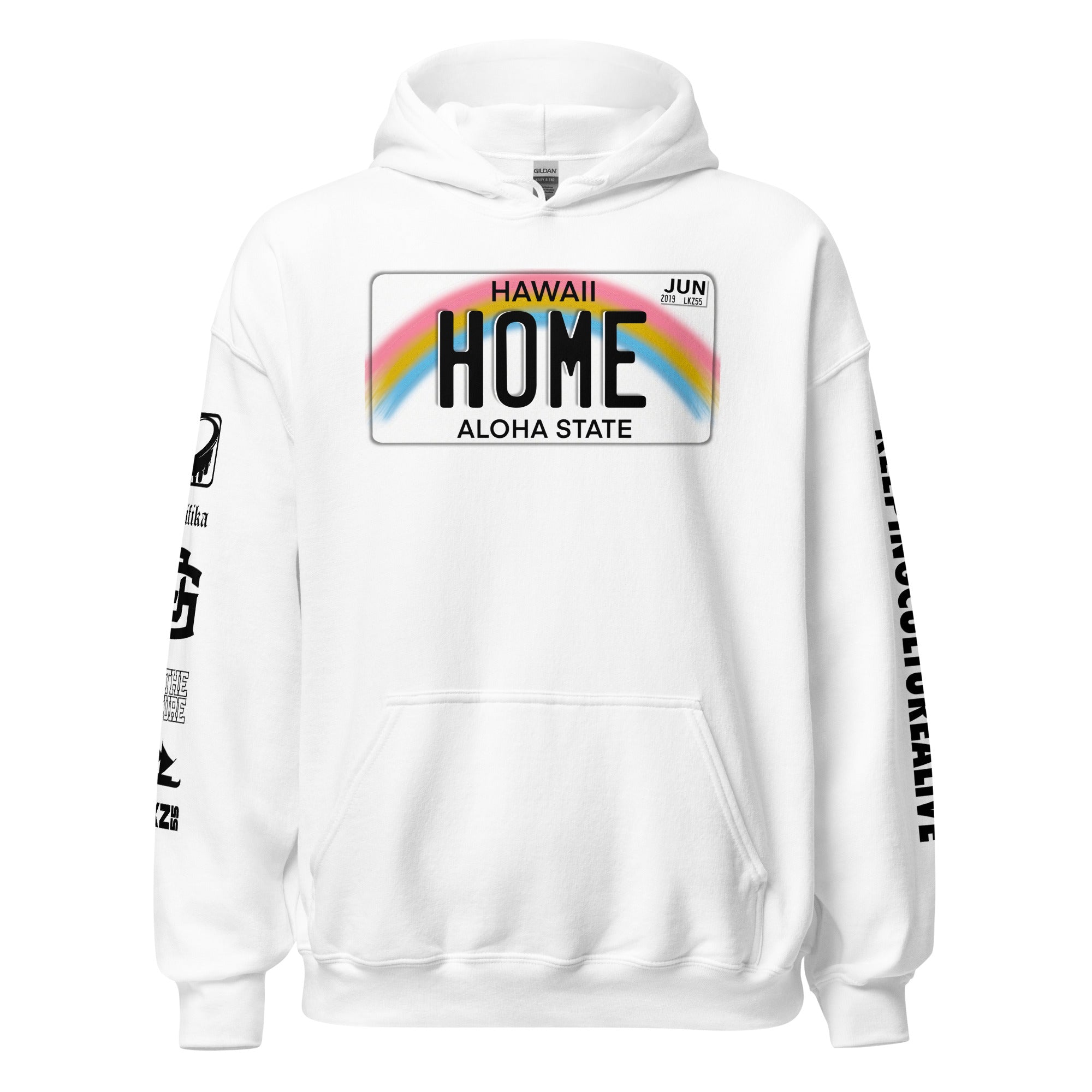 LICENSE PLATE HAWAII Unisex Hoodie