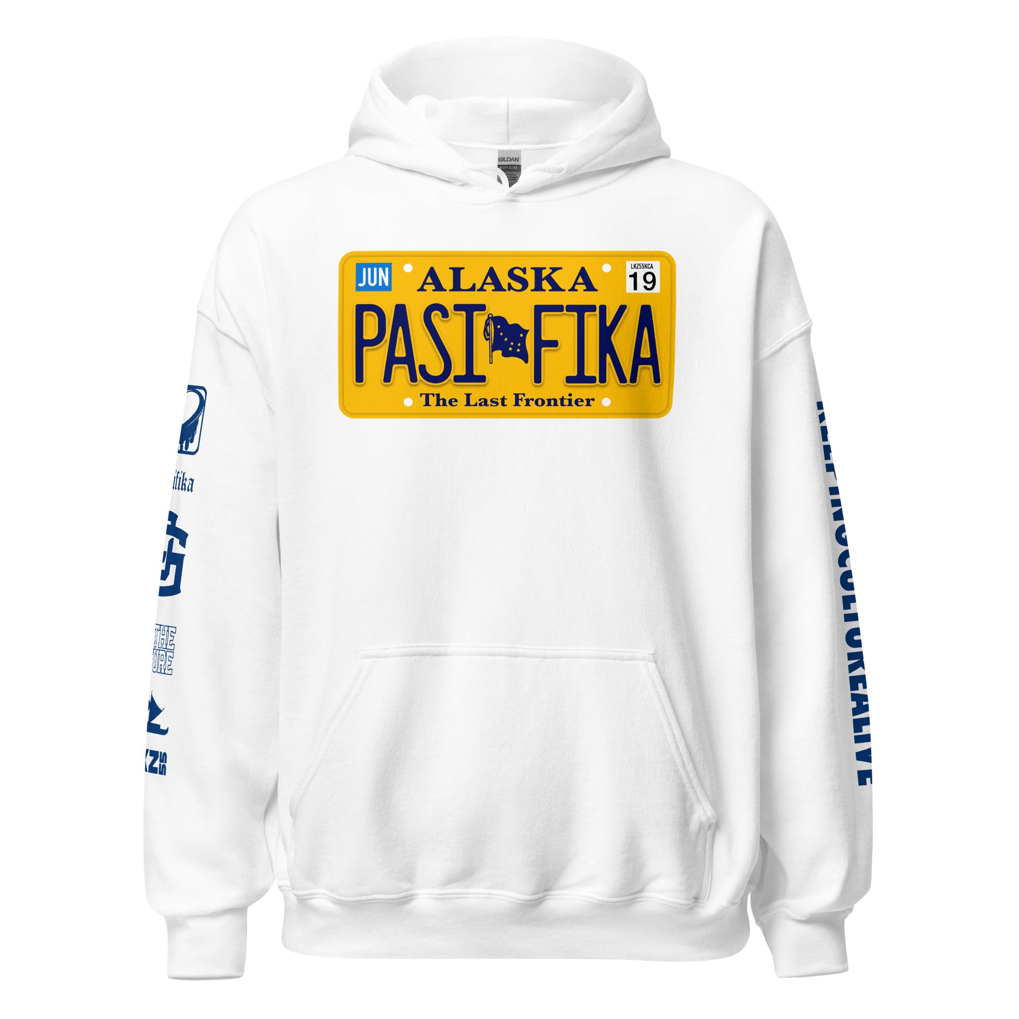 LICENSE PLATE ALASKA Unisex Hoodie