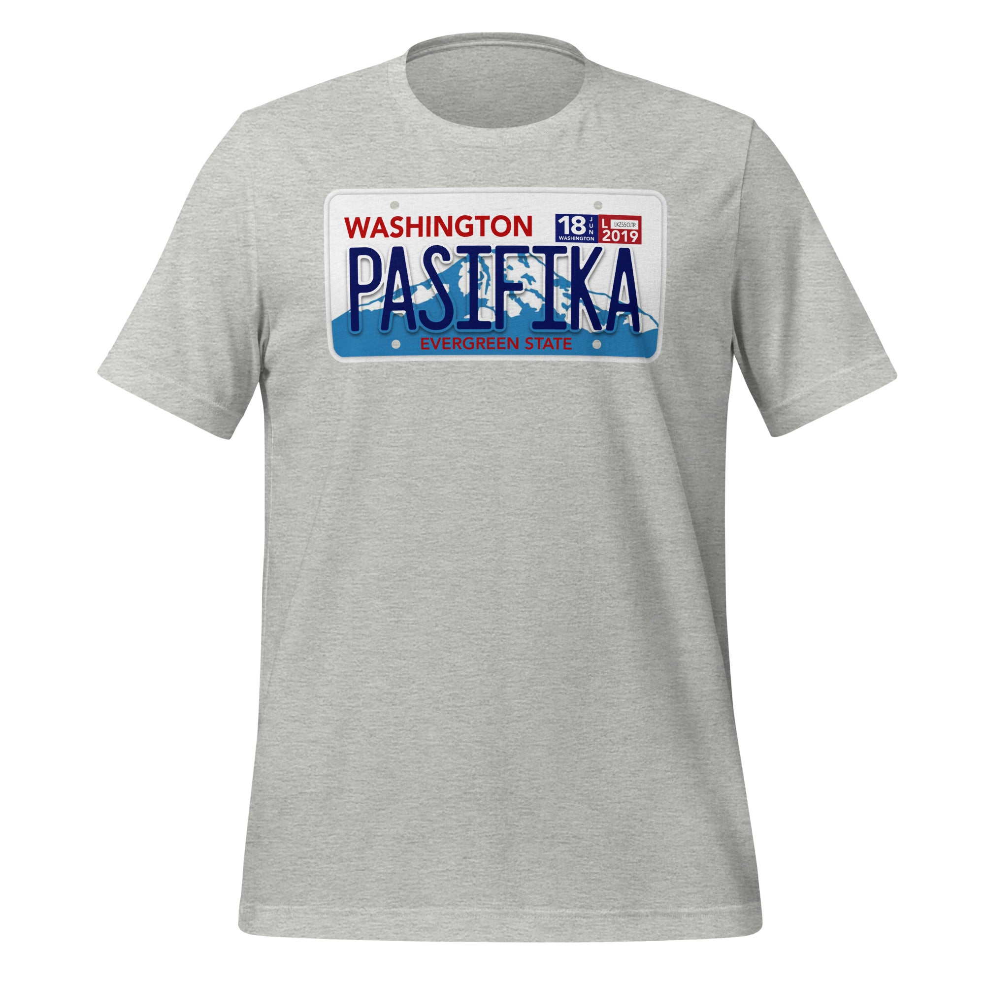 LICENSE PLATE WASHINGTON Unisex t-shirt