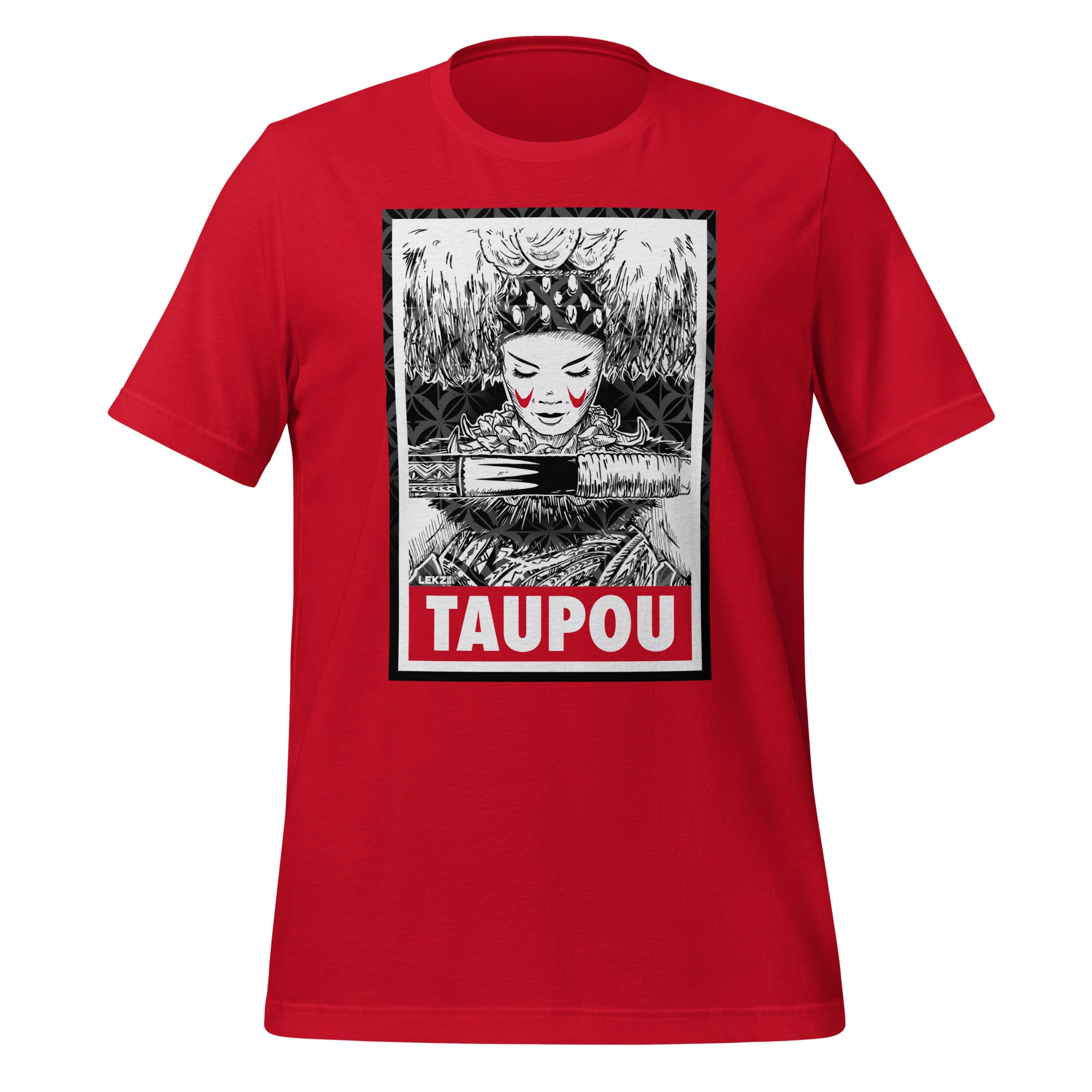 TAUPOU RED Unisex t-shirt