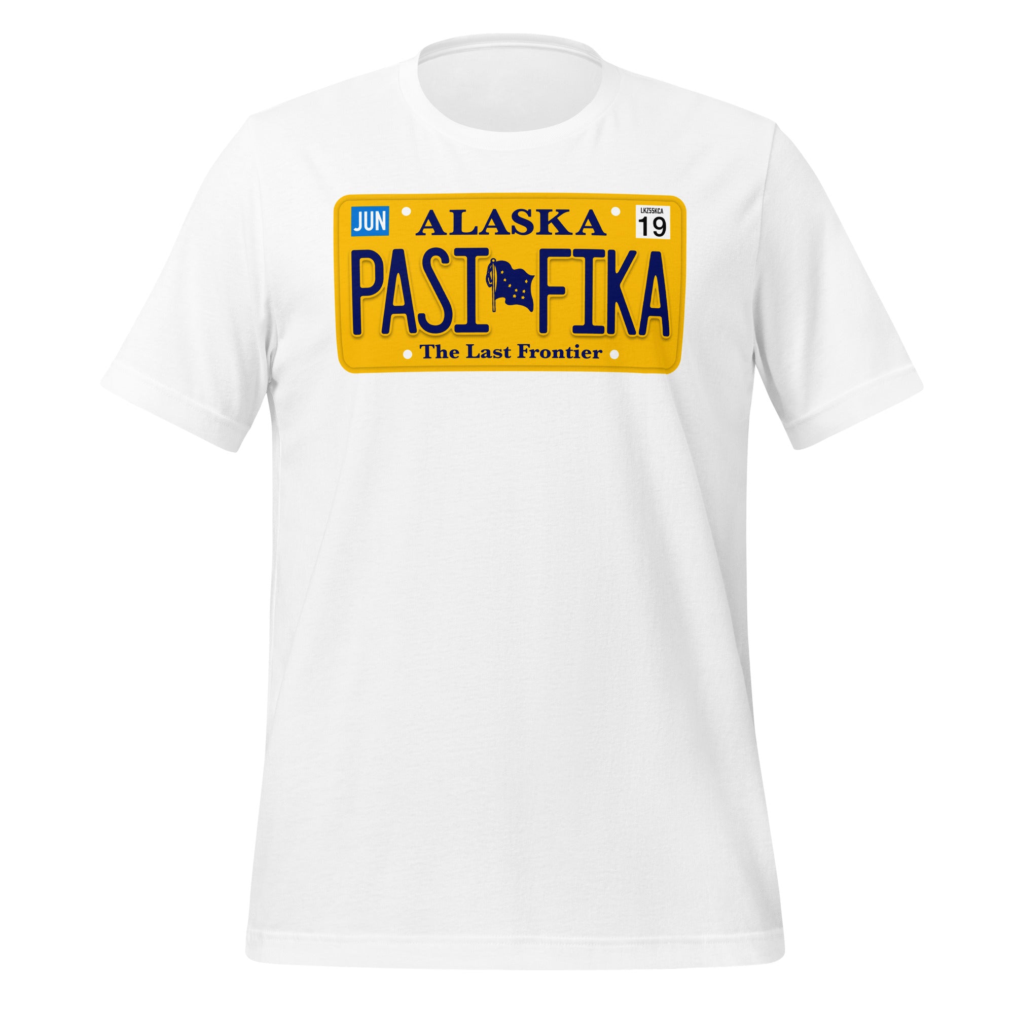 LICENSE PLATE ALASKA Unisex t-shirt