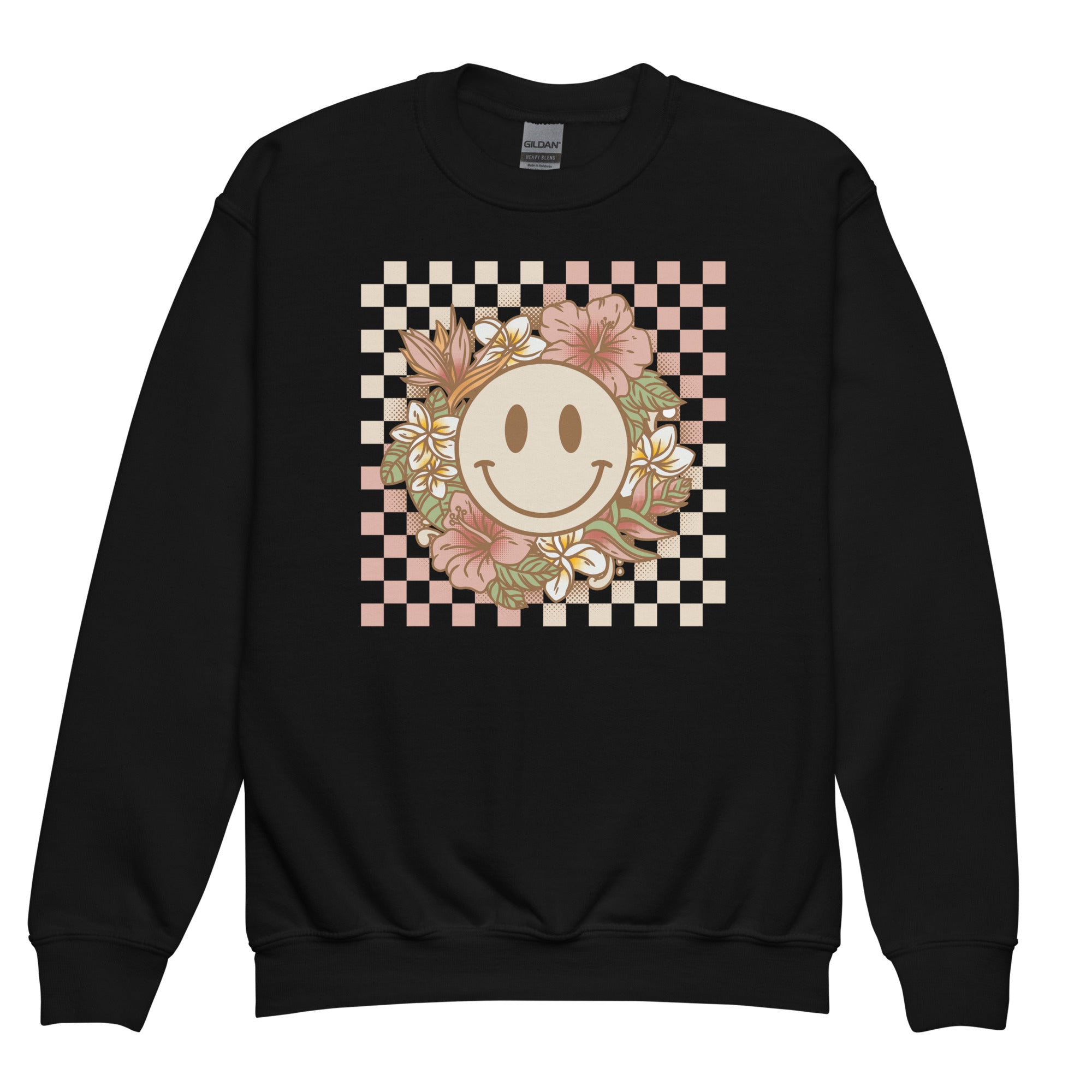FLOWER SMILE Youth crewneck sweatshirt