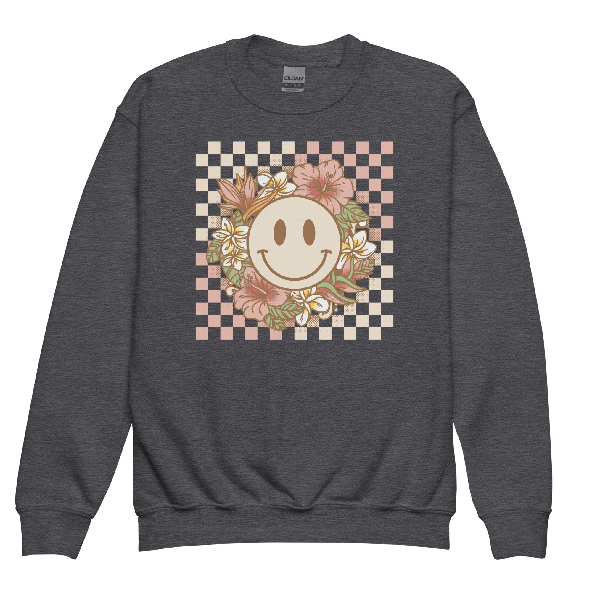 FLOWER SMILE Youth crewneck sweatshirt