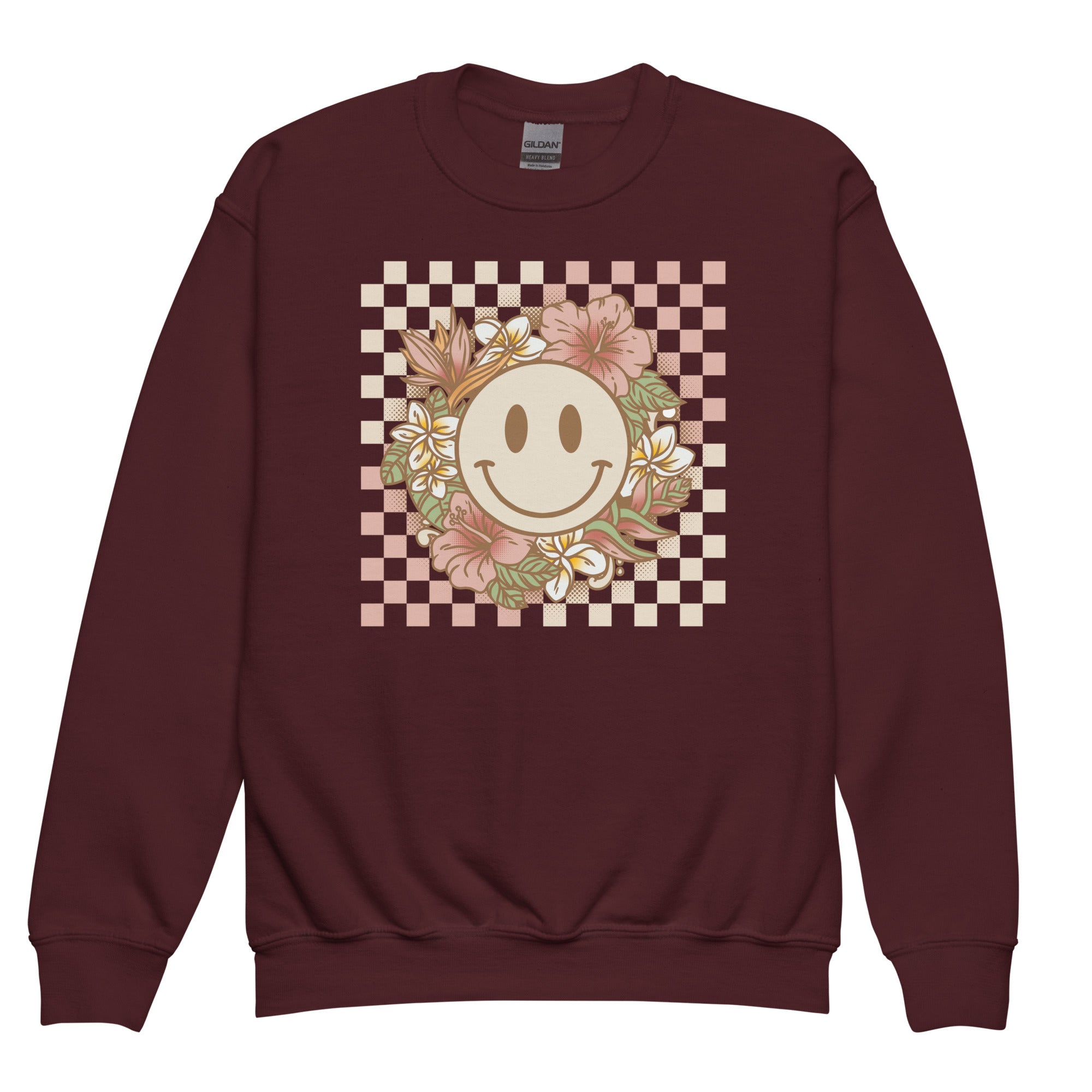 FLOWER SMILE Youth crewneck sweatshirt