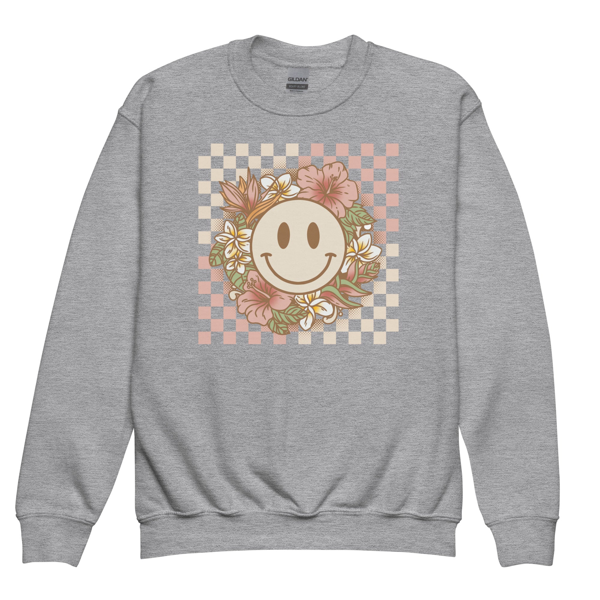 FLOWER SMILE Youth crewneck sweatshirt