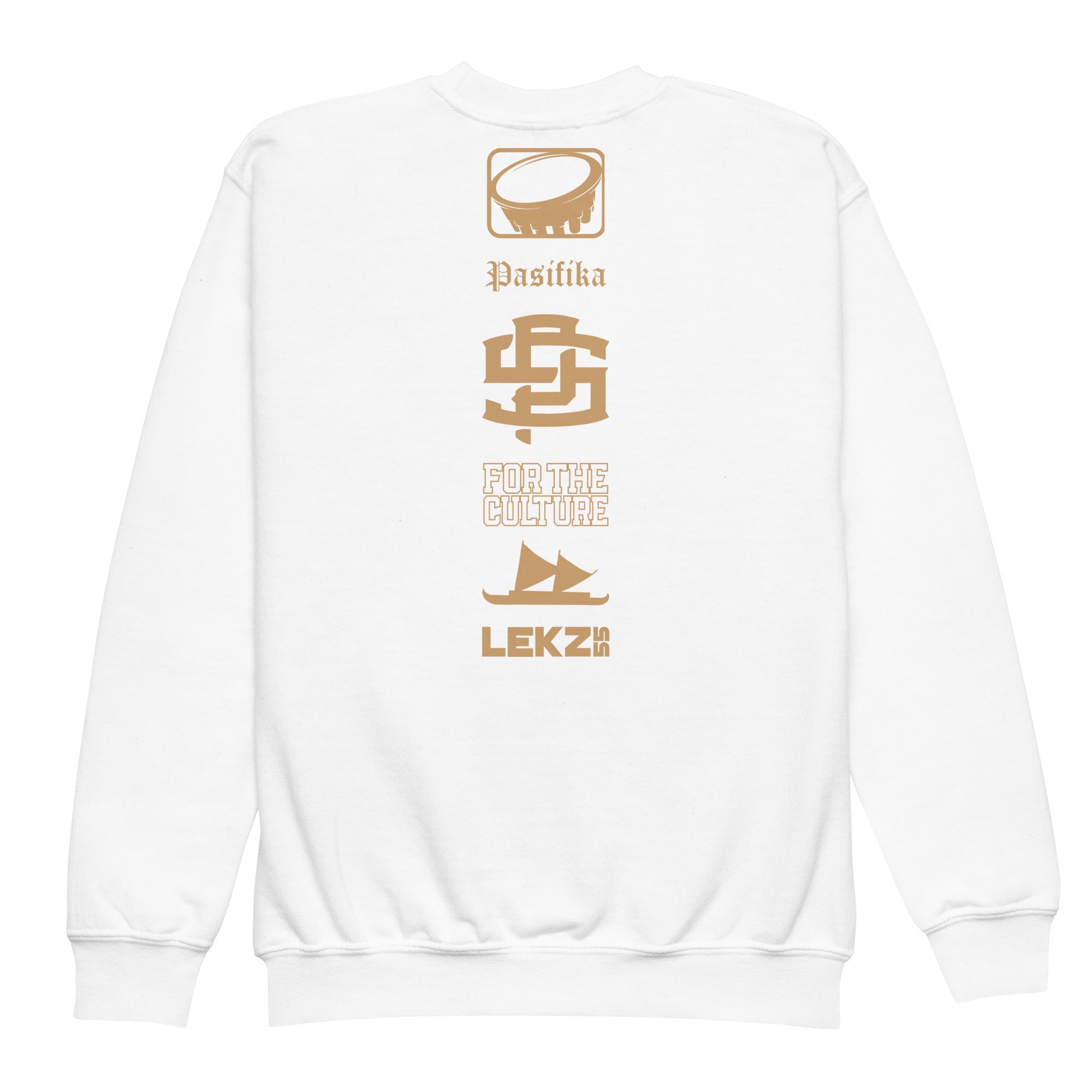 TROPICAL BLOOM Youth crewneck sweatshirt